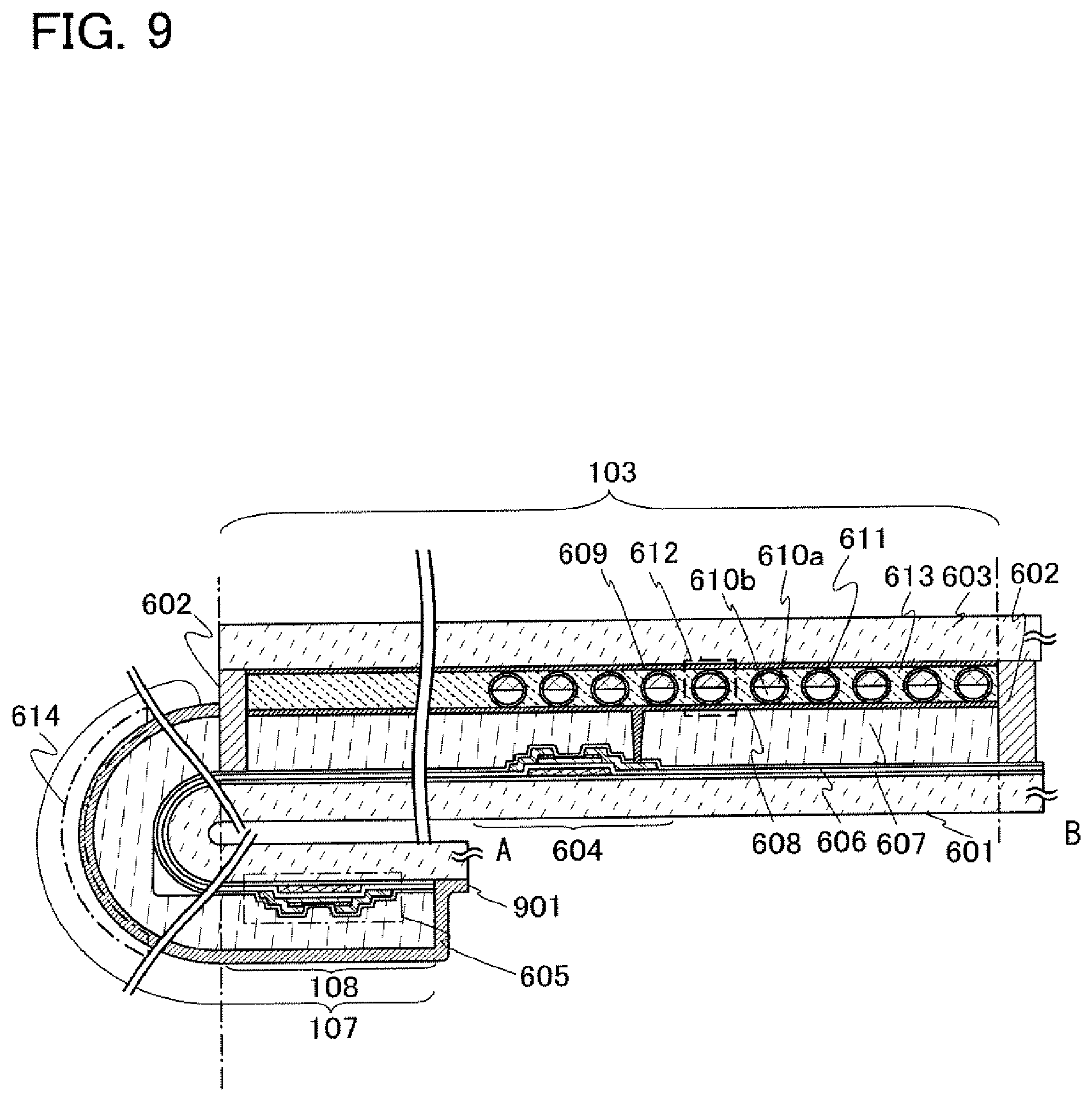 Patent US11824060 Figure 9 – Display device