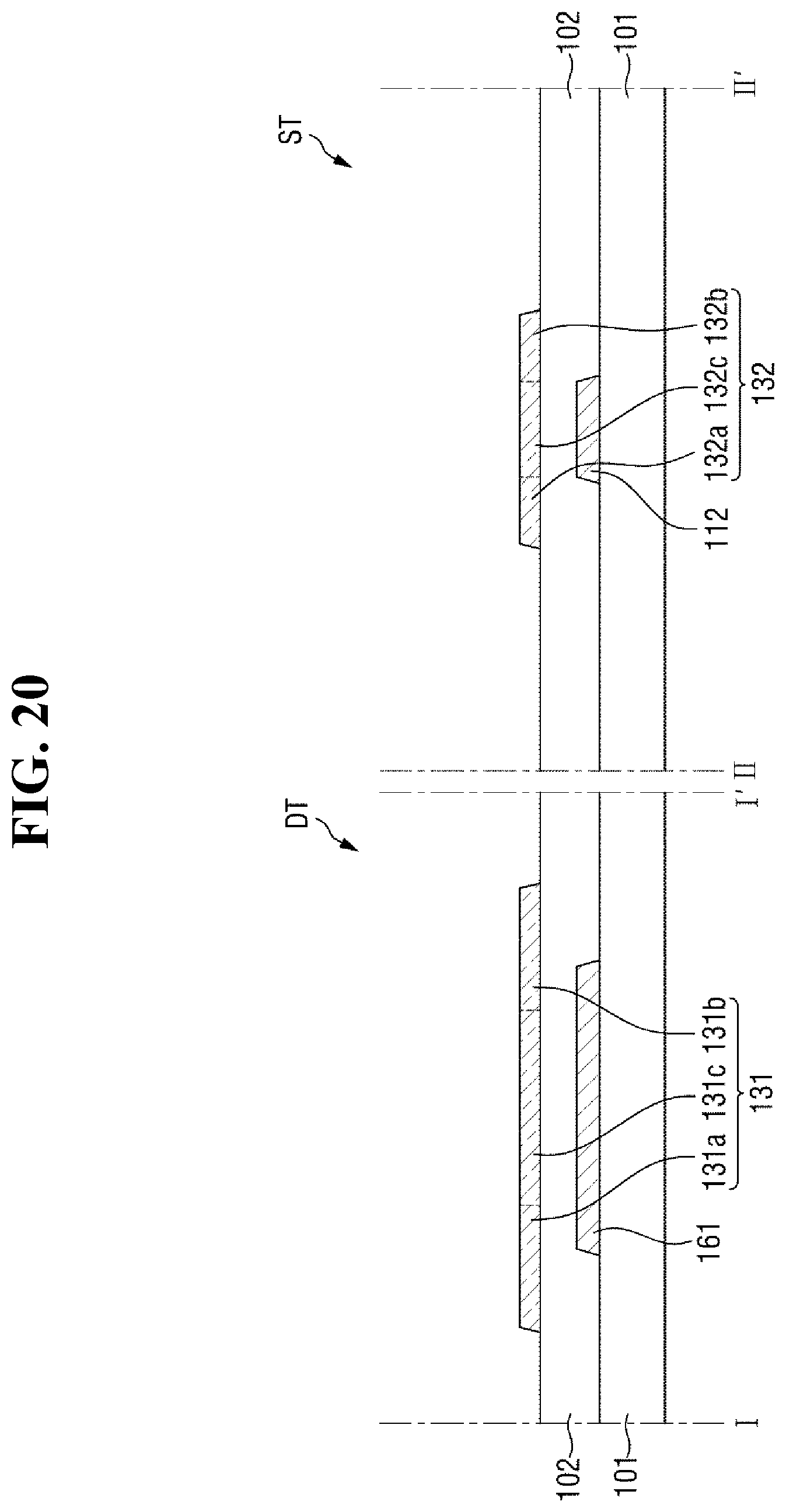 Patent US11824061 Figure 20 – Display device and method of manufacturing the same