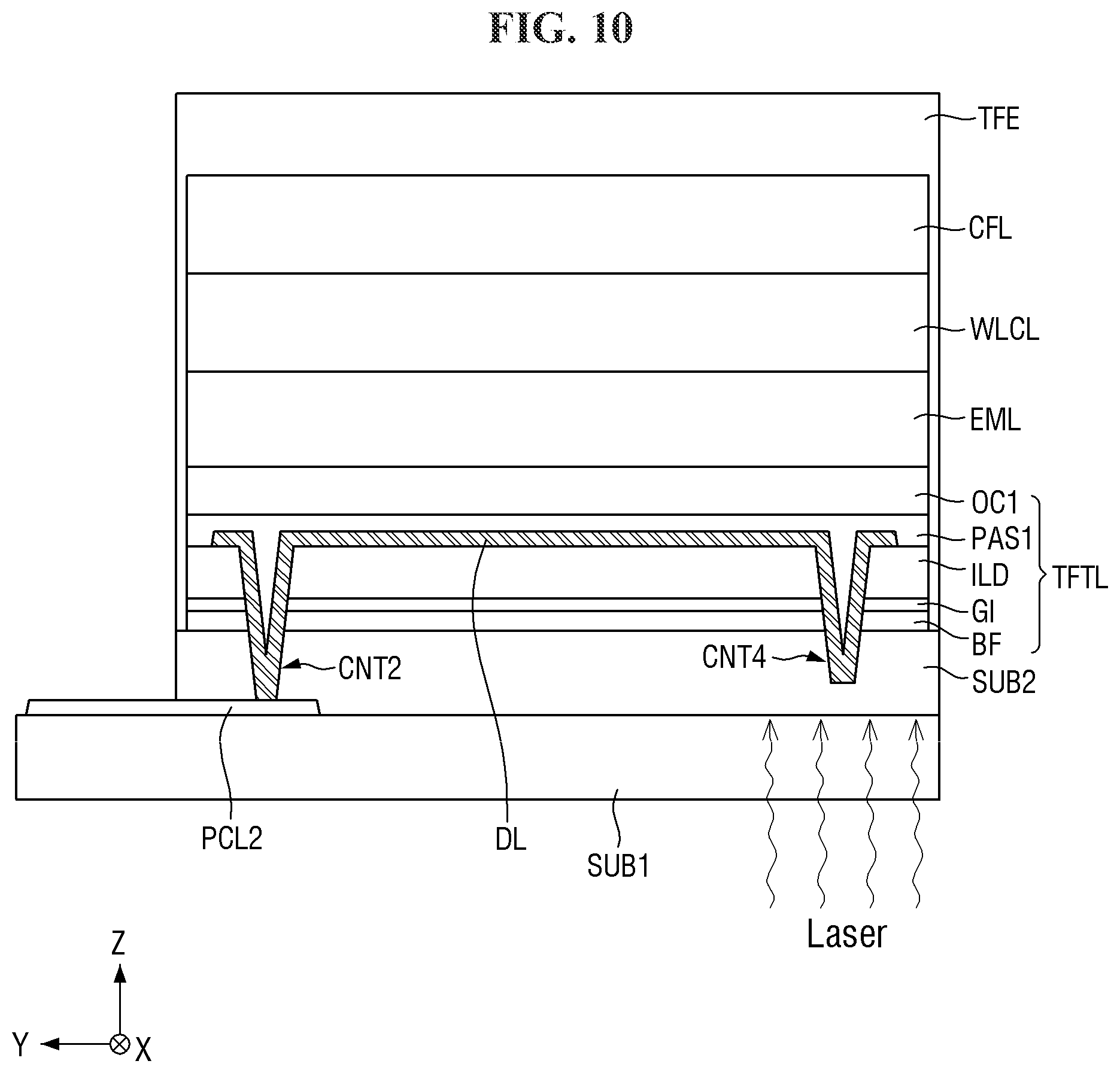 Patent US11824064 Figure 9 – Display device, method of manufacturing the same, and tiled display device including the same
