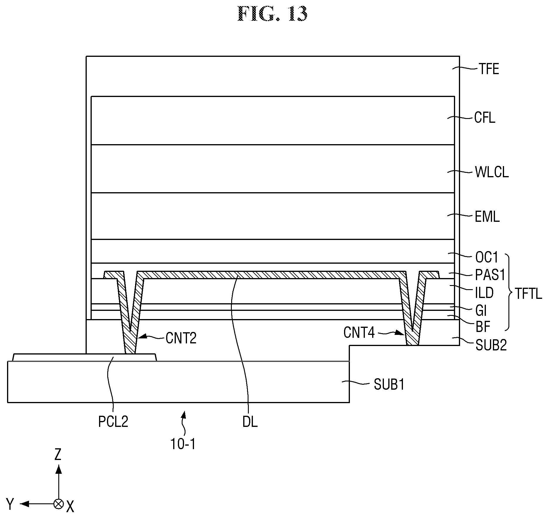 Patent US11824064 Figure 12 – Display device, method of manufacturing the same, and tiled display device including the same