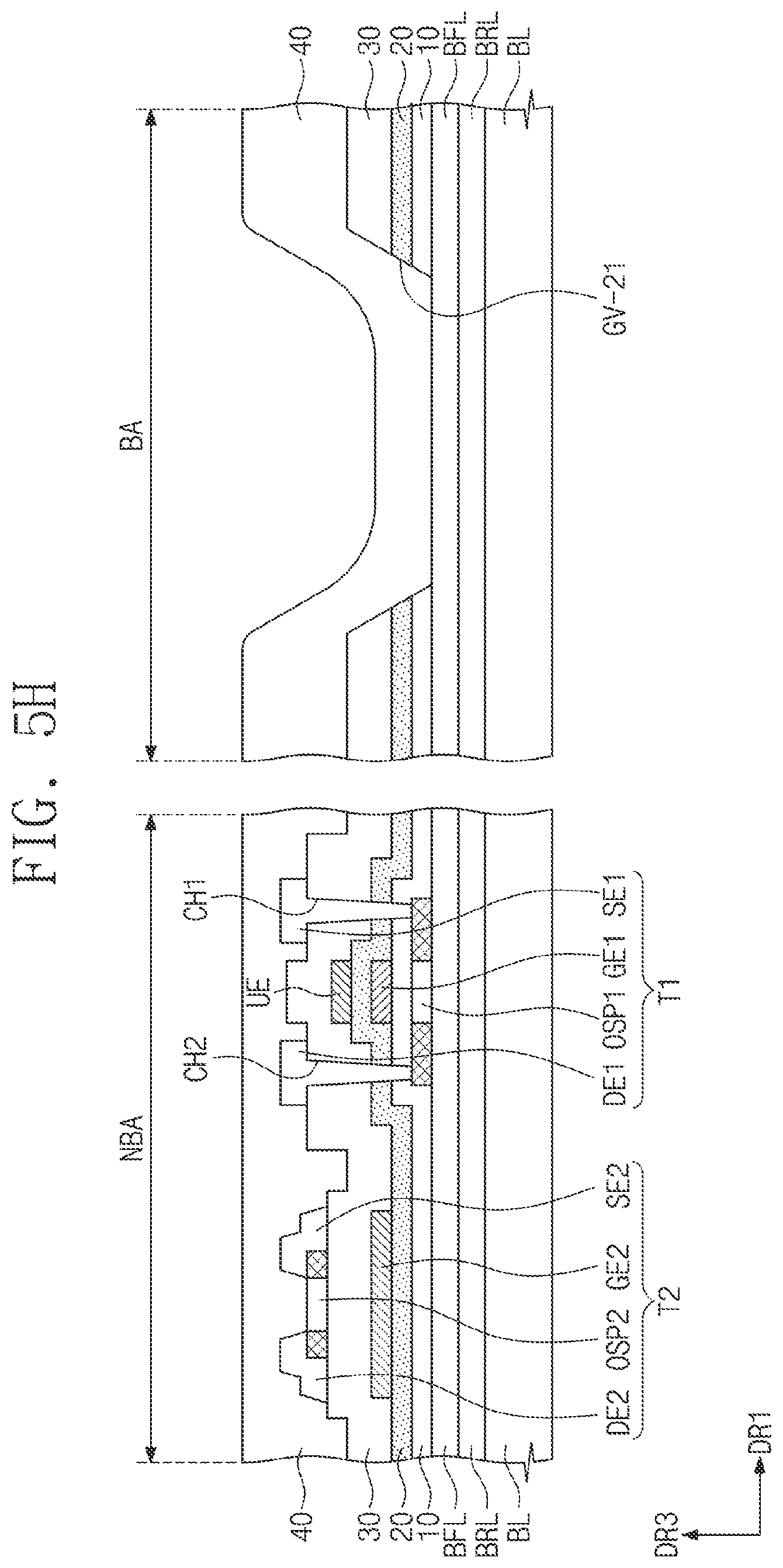 Patent US11824065 Figure 14 – Display panel and method for manufacturing the same