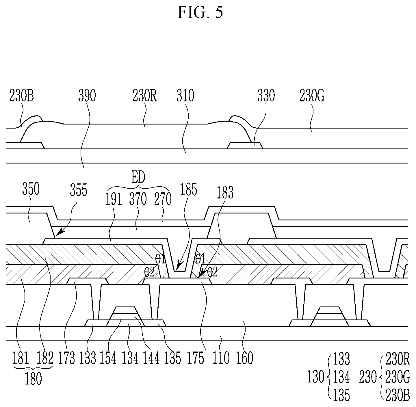 Patent US11824066 Figure 9 – Display device and manufacturing method thereof