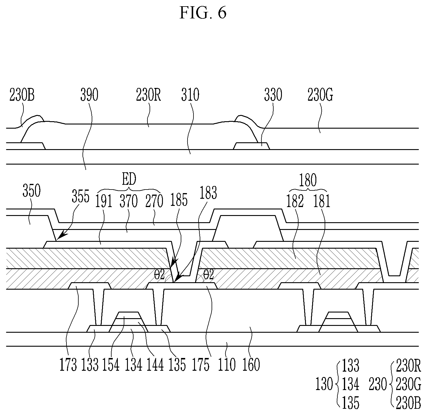 Patent US11824066 Figure 10 – Display device and manufacturing method thereof