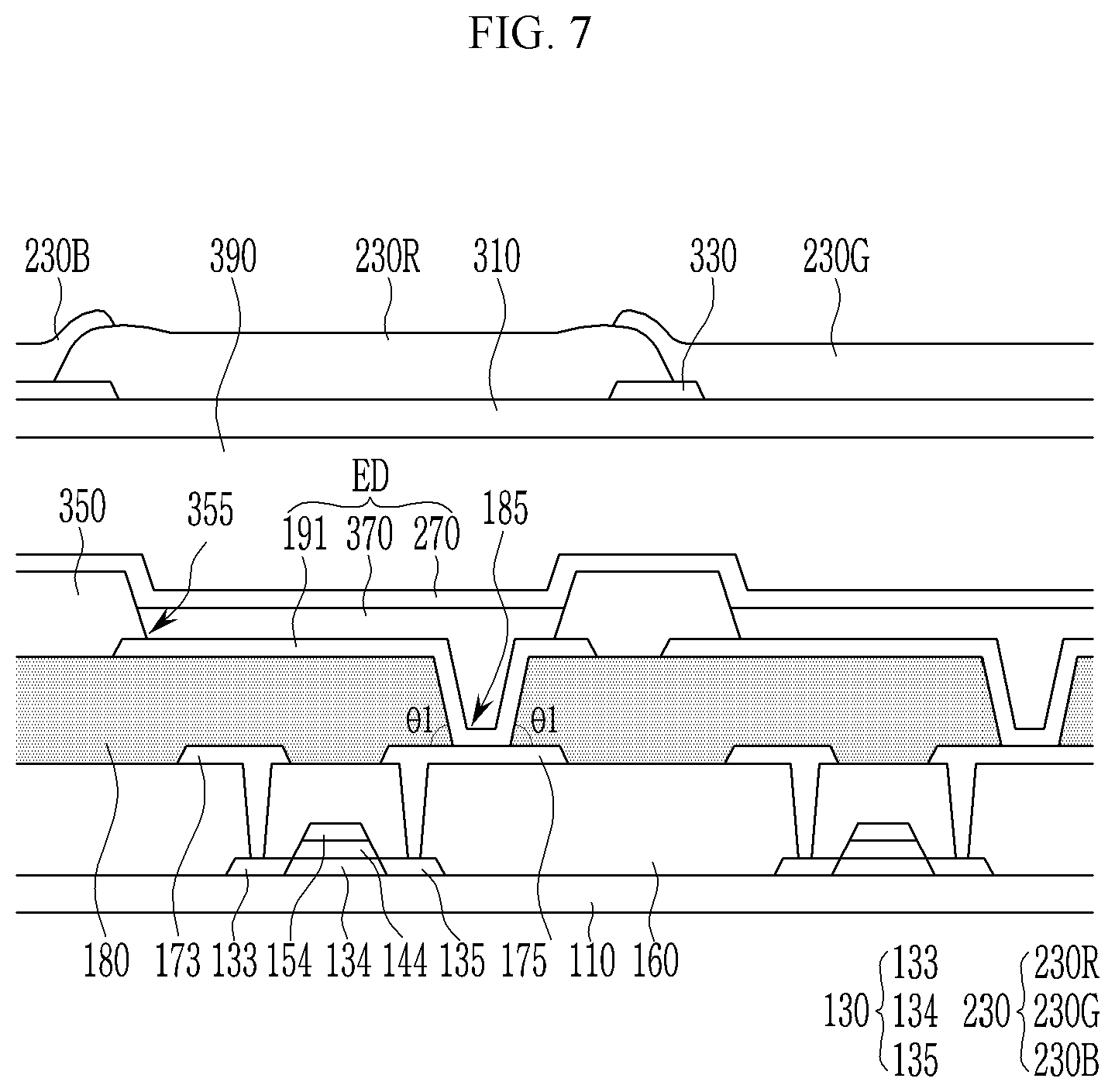 Patent US11824066 Figure 11 – Display device and manufacturing method thereof