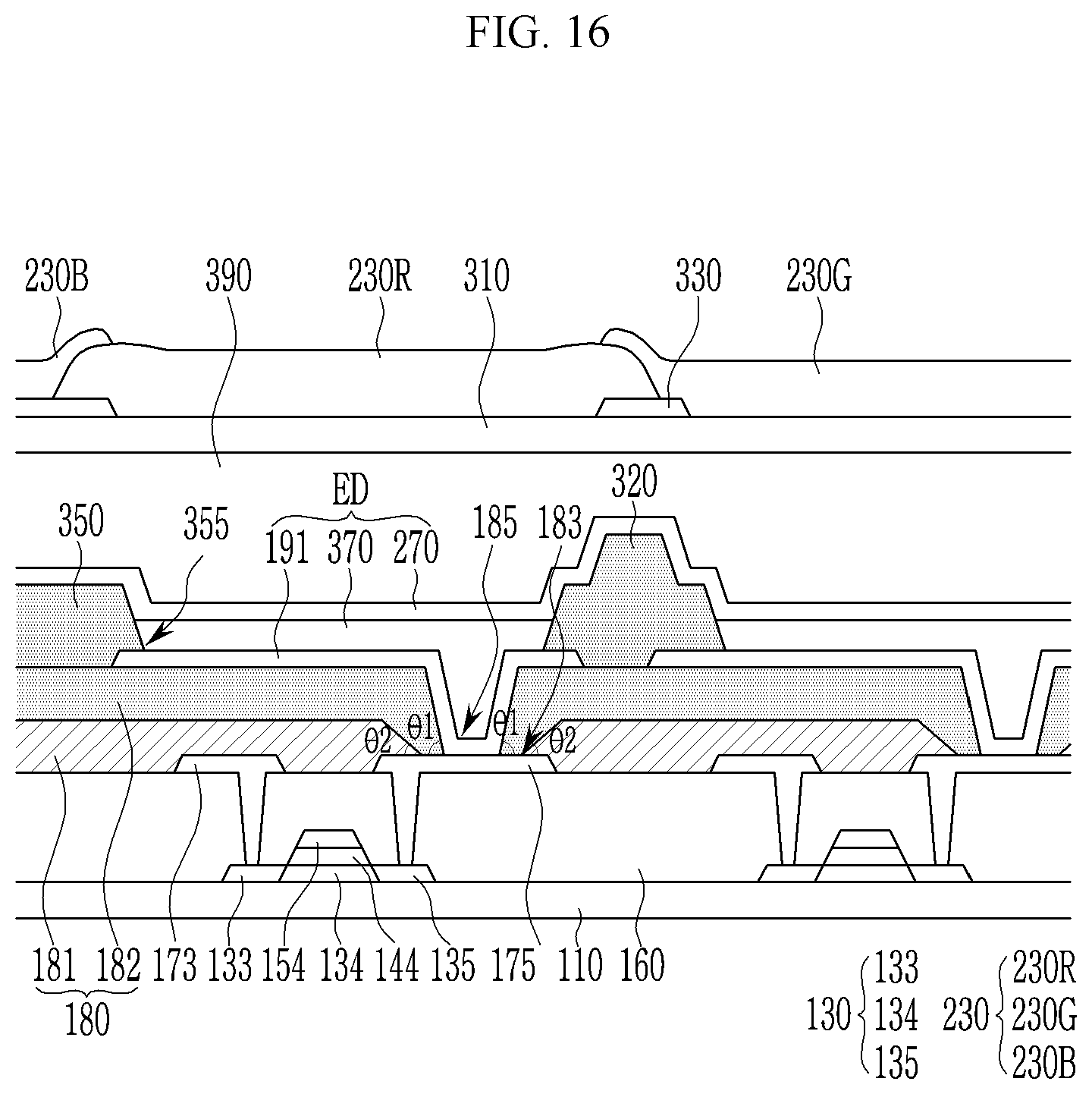 Patent US11824066 Figure 20 – Display device and manufacturing method thereof
