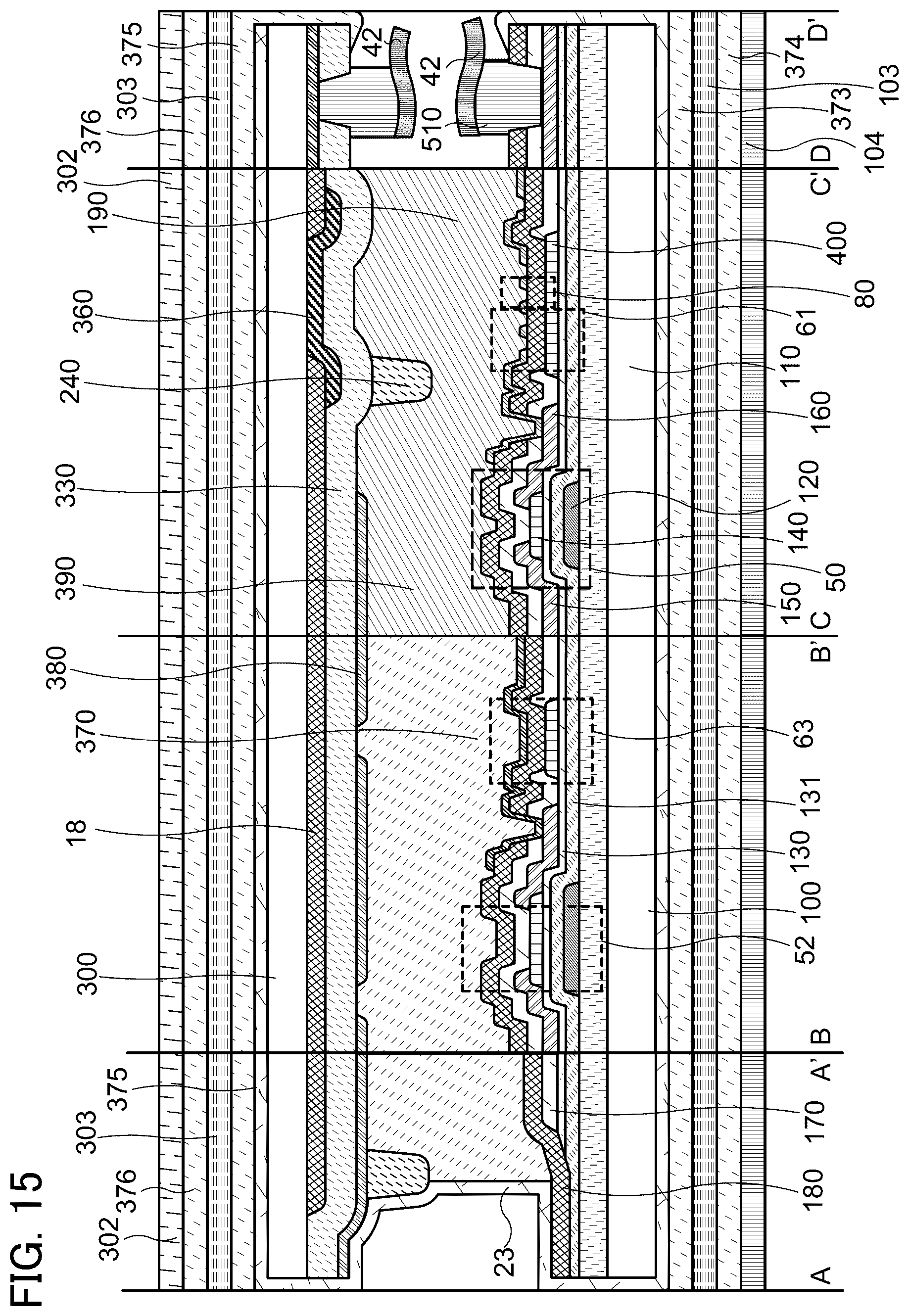 Patent US11824068 Figure 15 – Display device, manufacturing method of display device, and electronic device