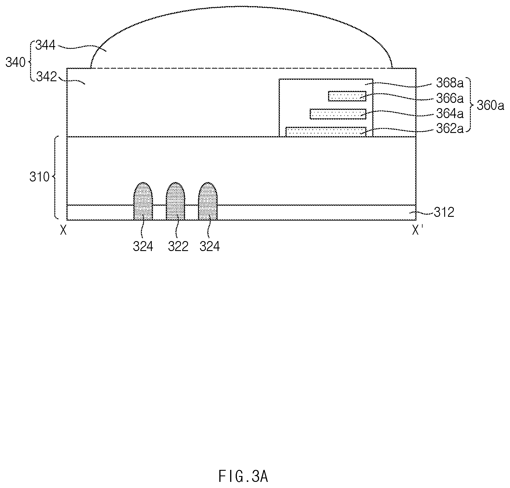 Patent US11824069 Figure 3 – Image sensing device including noise blocking structures