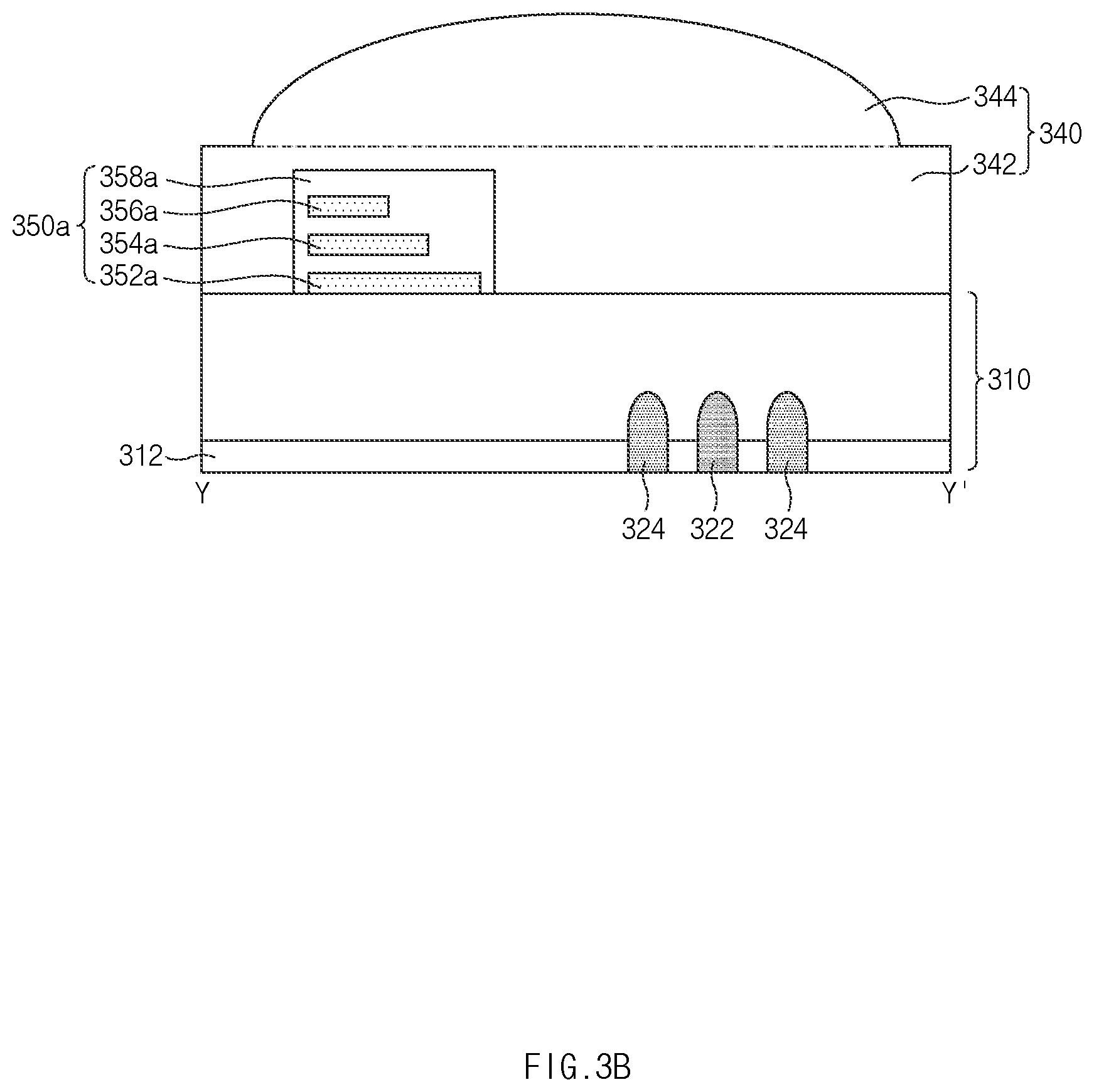 Patent US11824069 Figure 4 – Image sensing device including noise blocking structures
