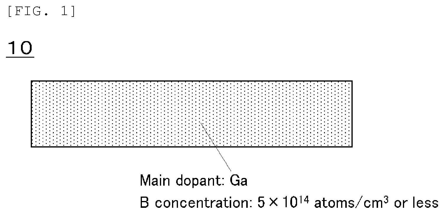 Patent US11824070 — Silicon single crystal substrate and silicon epitaxial wafer for solid-state image sensor and solid-state image sensor — Figure 1