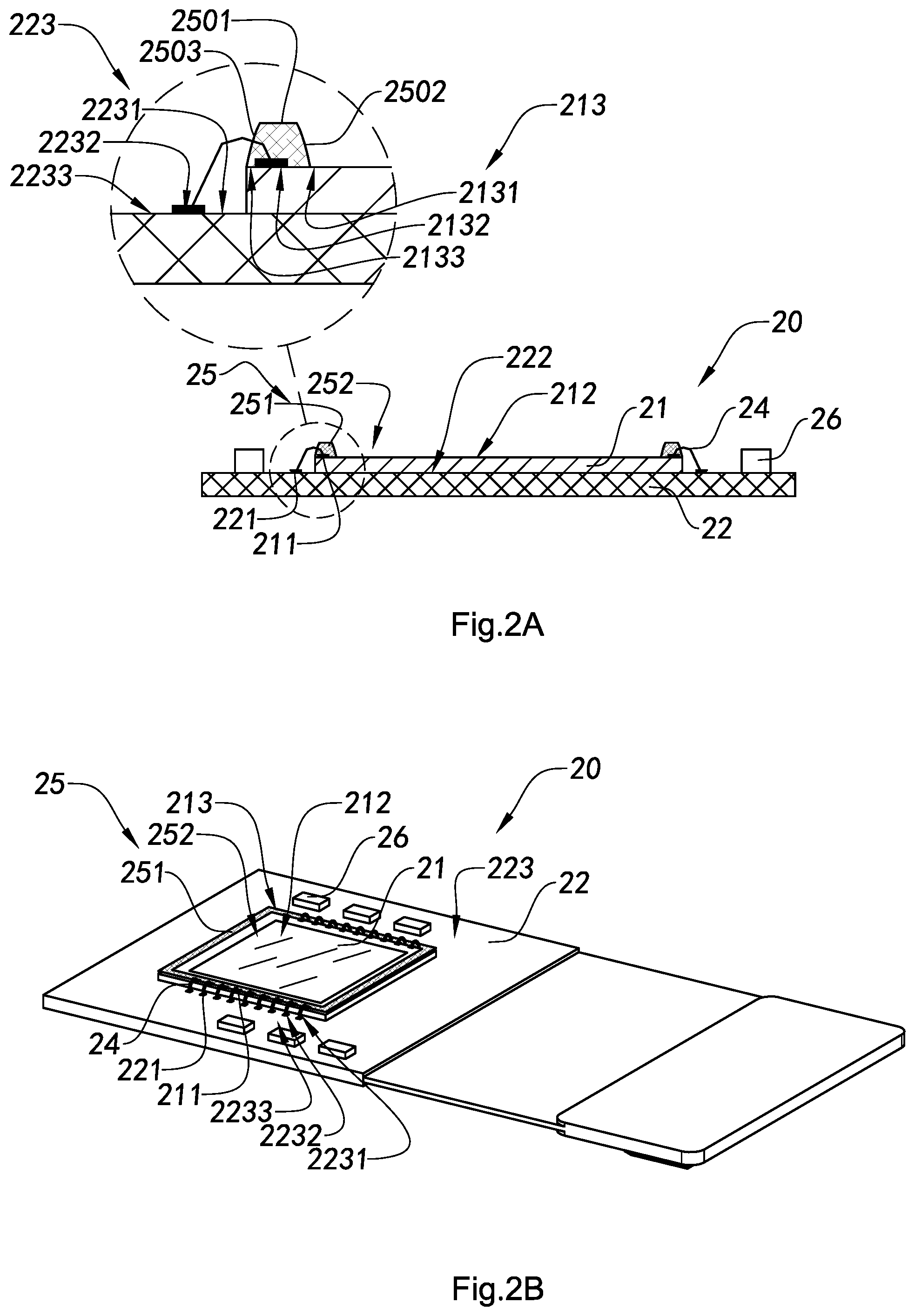 Patent US11824071 Figure 2 – Camera module and molded photosensitive assembly and manufacturing method thereof, and electronic device