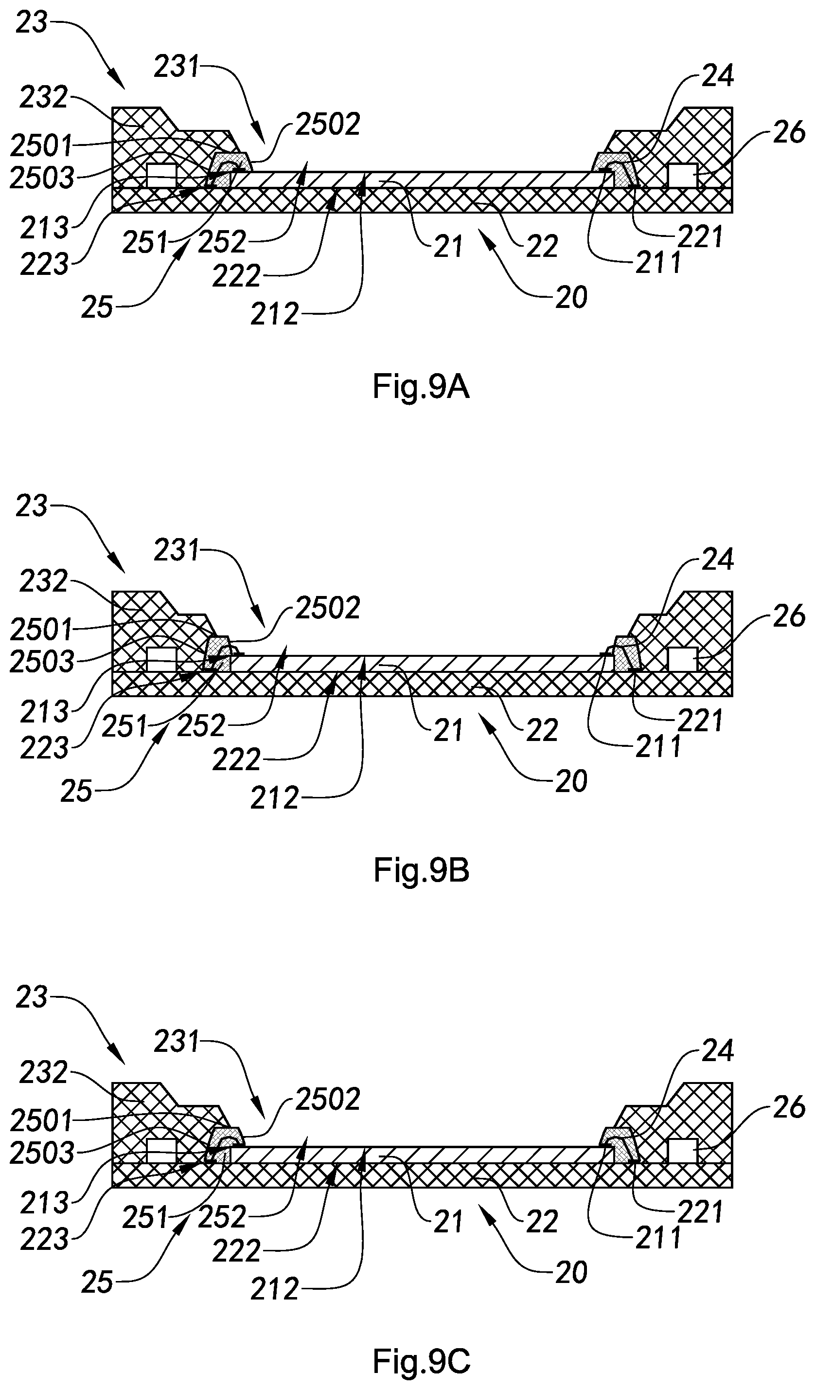 Patent US11824071 Figure 8 – Camera module and molded photosensitive assembly and manufacturing method thereof, and electronic device