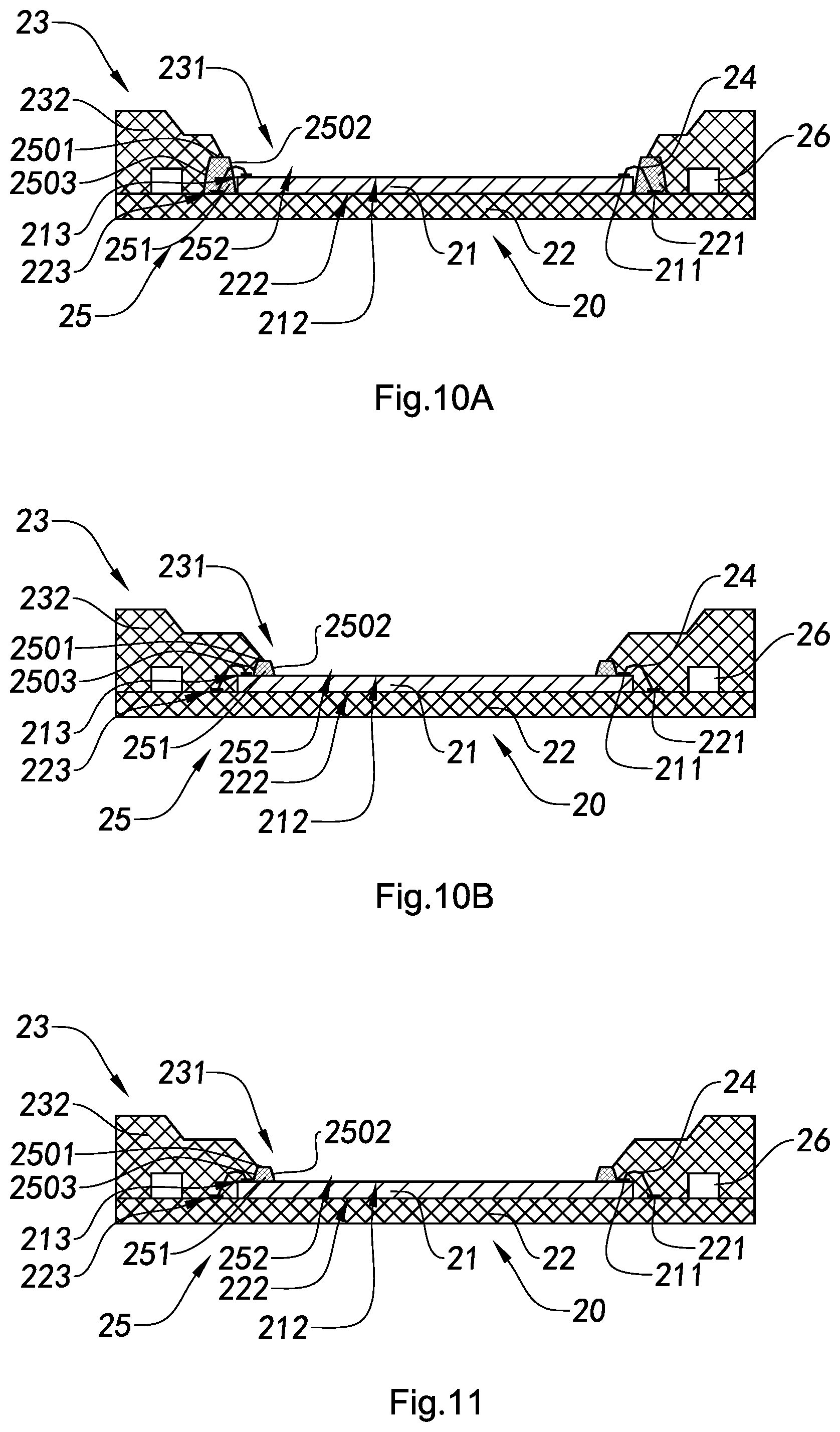 Patent US11824071 Figure 9 – Camera module and molded photosensitive assembly and manufacturing method thereof, and electronic device