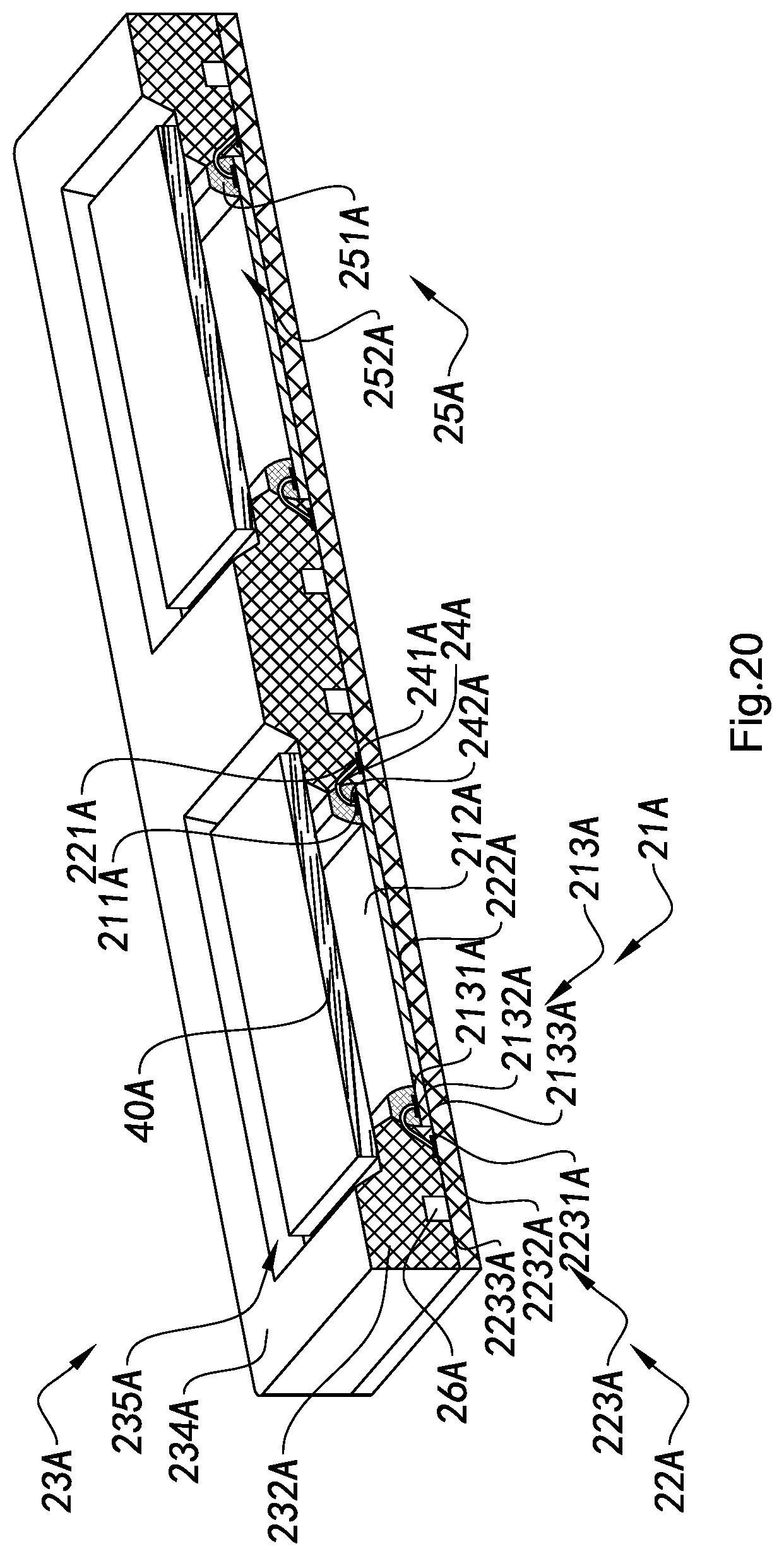 Patent US11824071 Figure 18 – Camera module and molded photosensitive assembly and manufacturing method thereof, and electronic device
