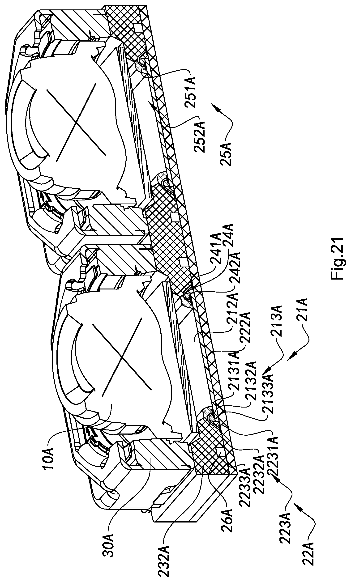 Patent US11824071 Figure 19 – Camera module and molded photosensitive assembly and manufacturing method thereof, and electronic device