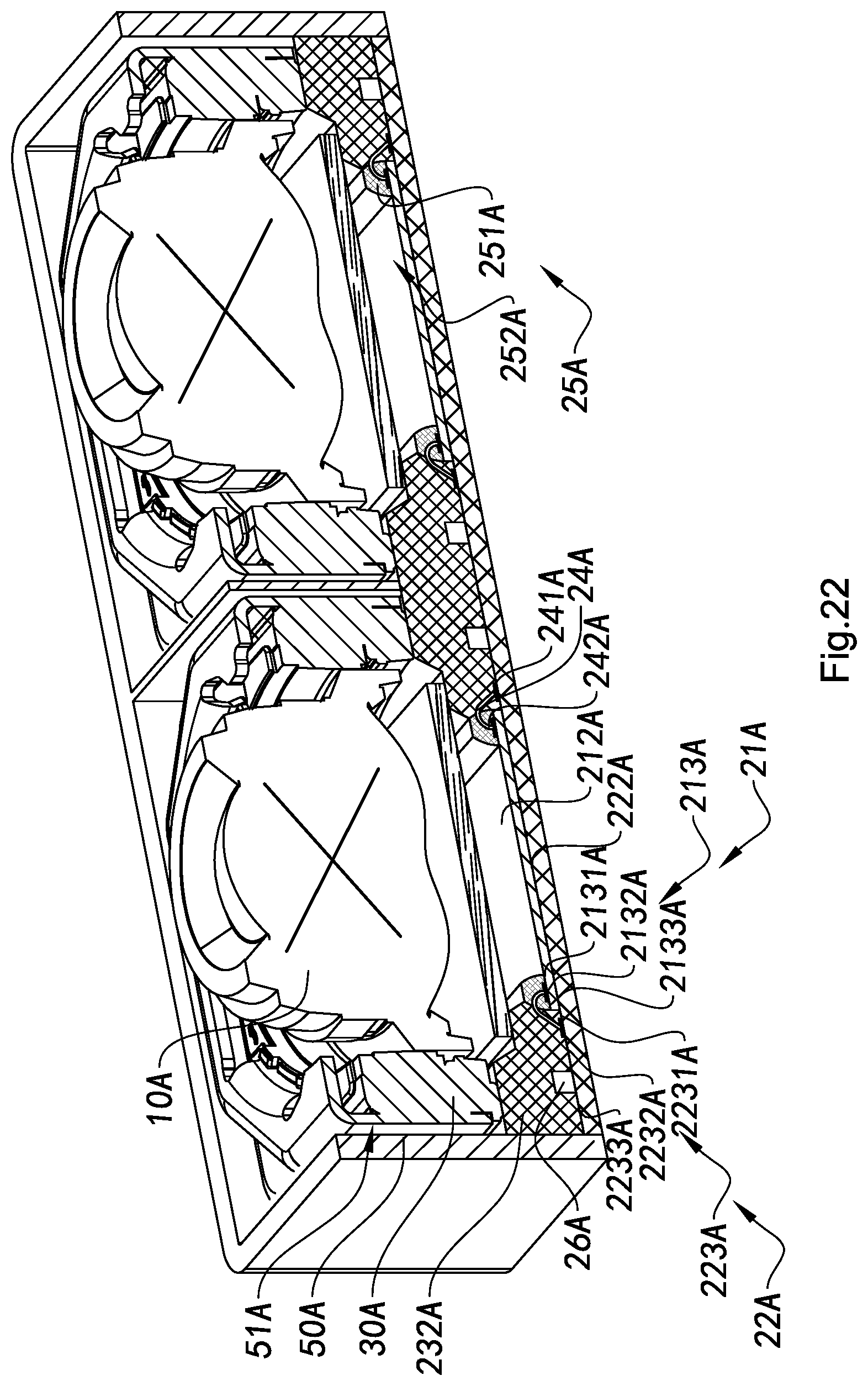 Patent US11824071 Figure 20 – Camera module and molded photosensitive assembly and manufacturing method thereof, and electronic device