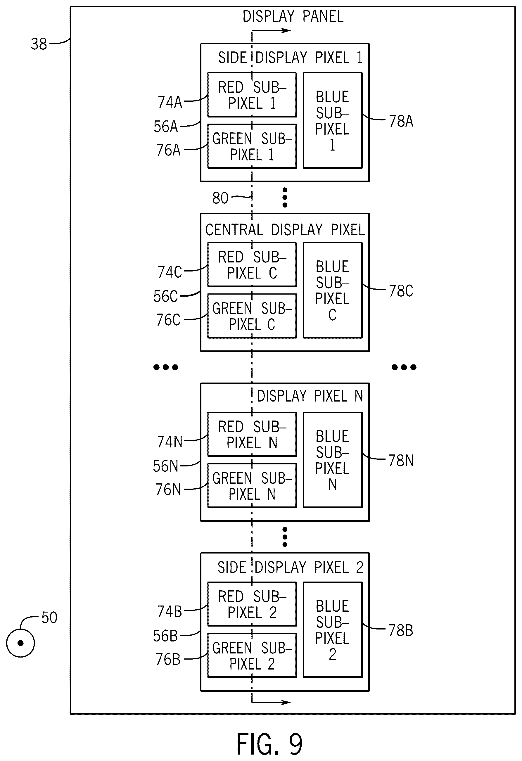 Patent US11824072 Figure 6 – Digital optical cross-talk compensation systems and methods