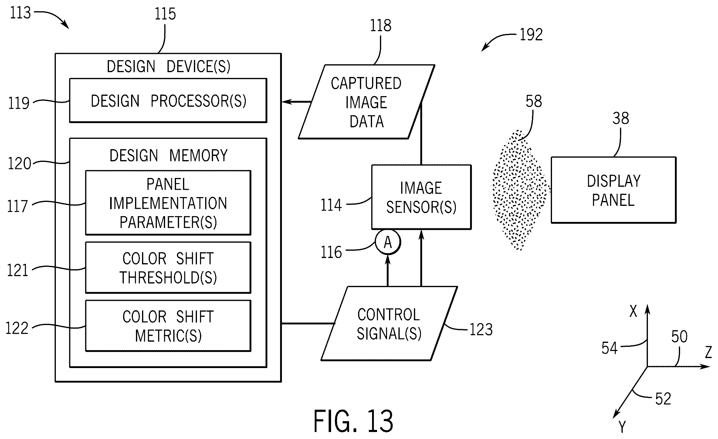 Patent US11824072 Figure 10 – Digital optical cross-talk compensation systems and methods