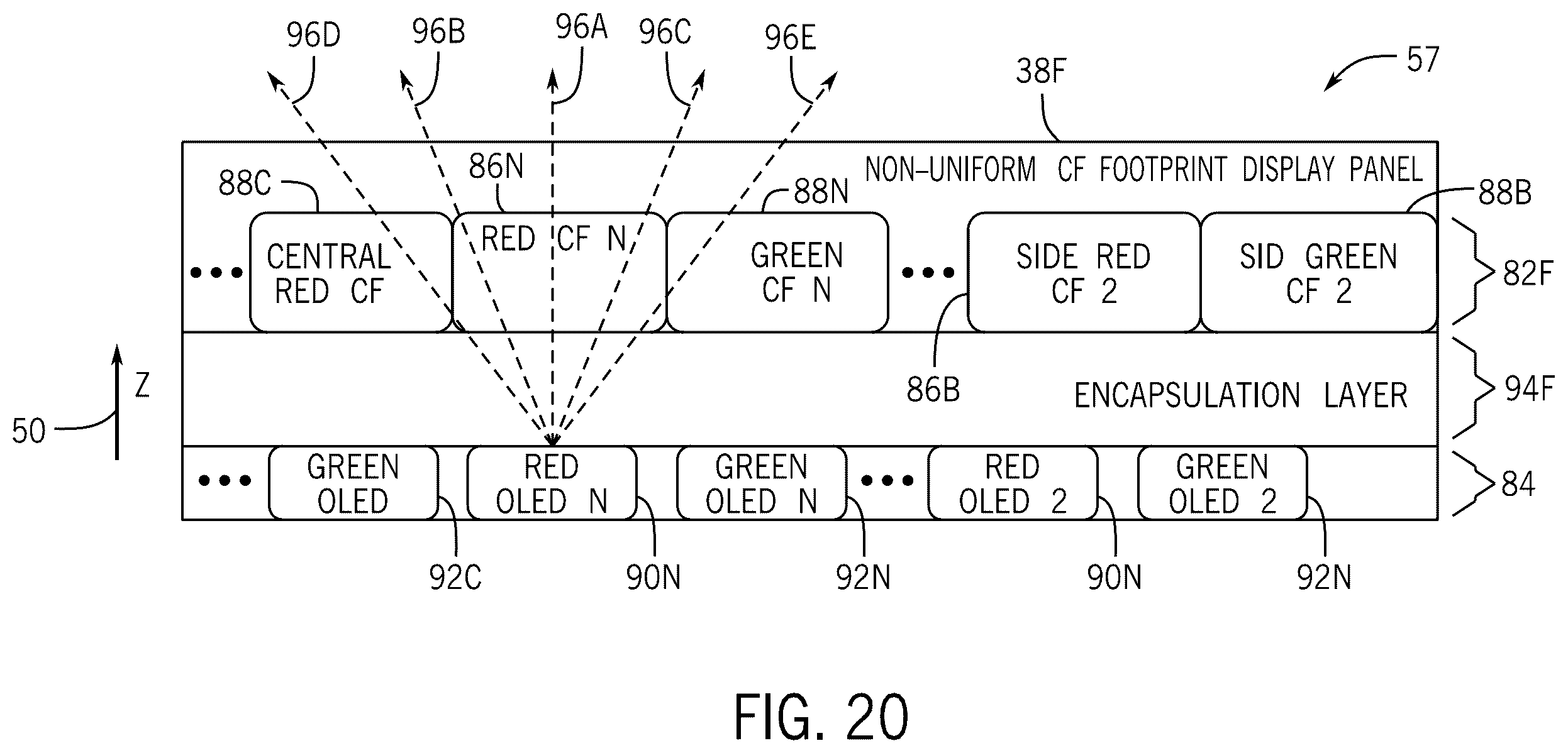 Patent US11824072 Figure 17 – Digital optical cross-talk compensation systems and methods