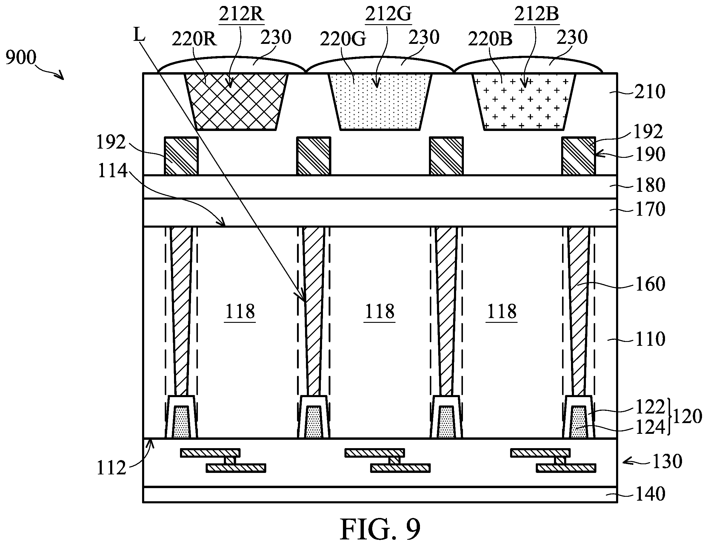 Patent US11824073 Figure 14 – Image sensor device