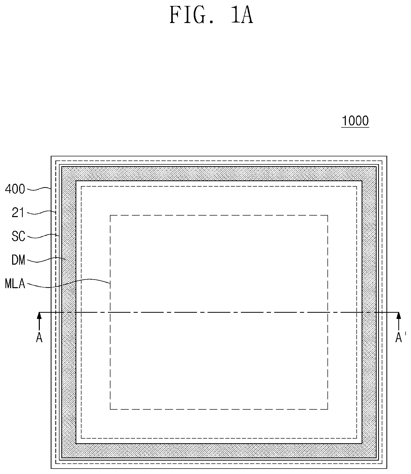 Patent US11824076 Figure 1 – Semiconductor package including an image sensor chip and a method of fabricating the same