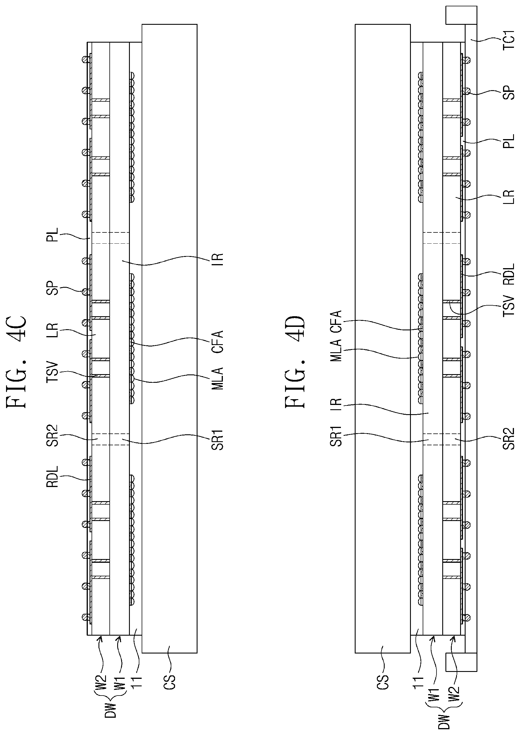 Patent US11824076 Figure 7 – Semiconductor package including an image sensor chip and a method of fabricating the same