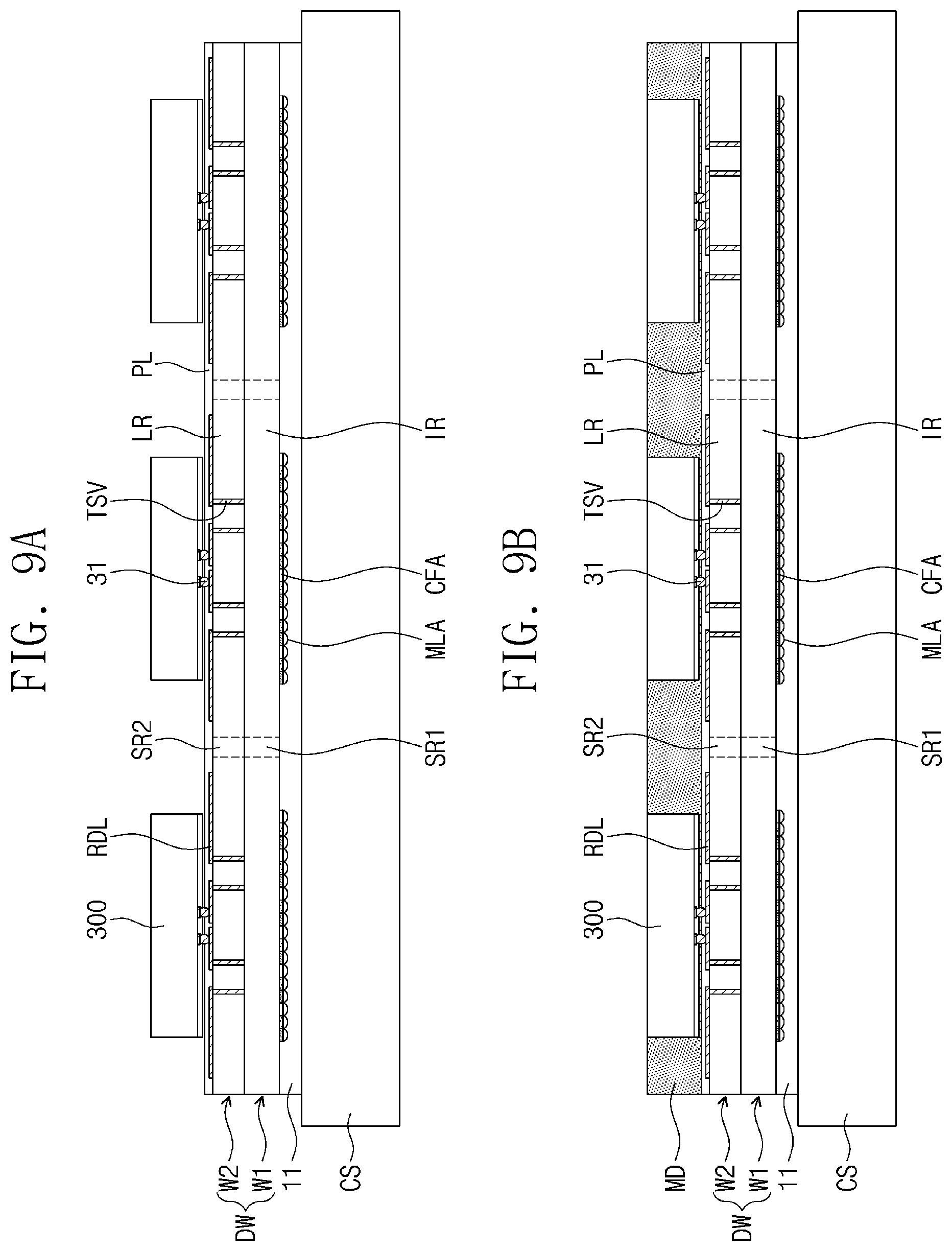 Patent US11824076 Figure 15 – Semiconductor package including an image sensor chip and a method of fabricating the same