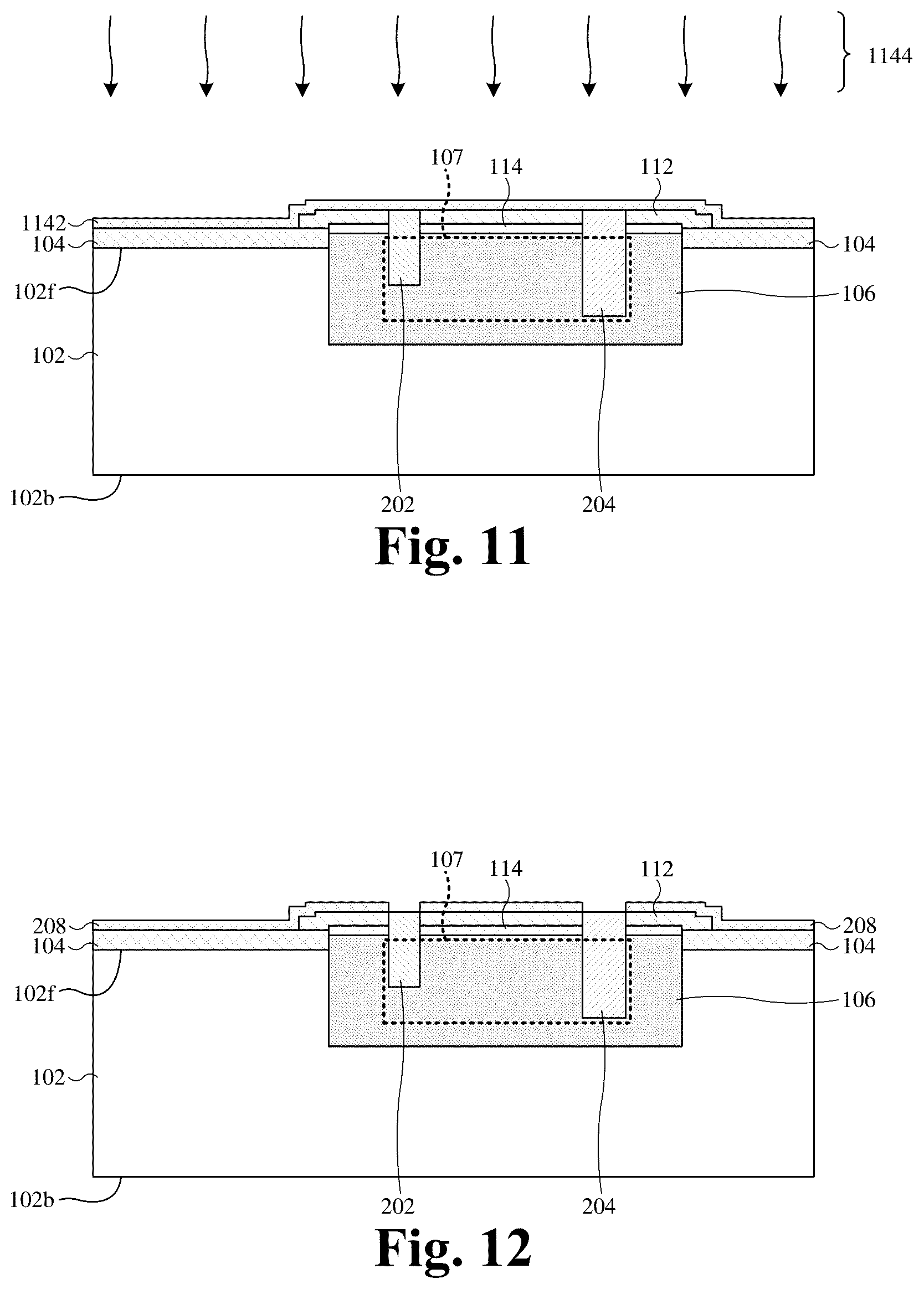 Patent US11824077 Figure 5 – Capping structure to reduce dark current in image sensors