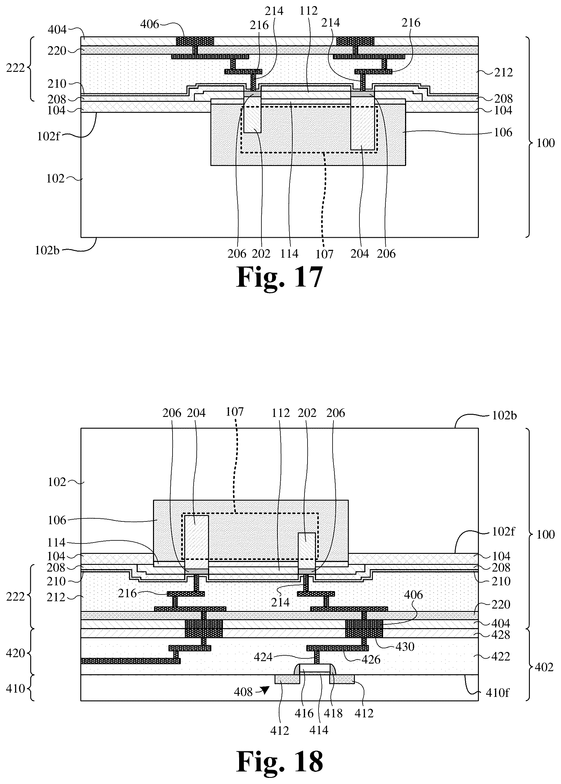 Patent US11824077 Figure 8 – Capping structure to reduce dark current in image sensors