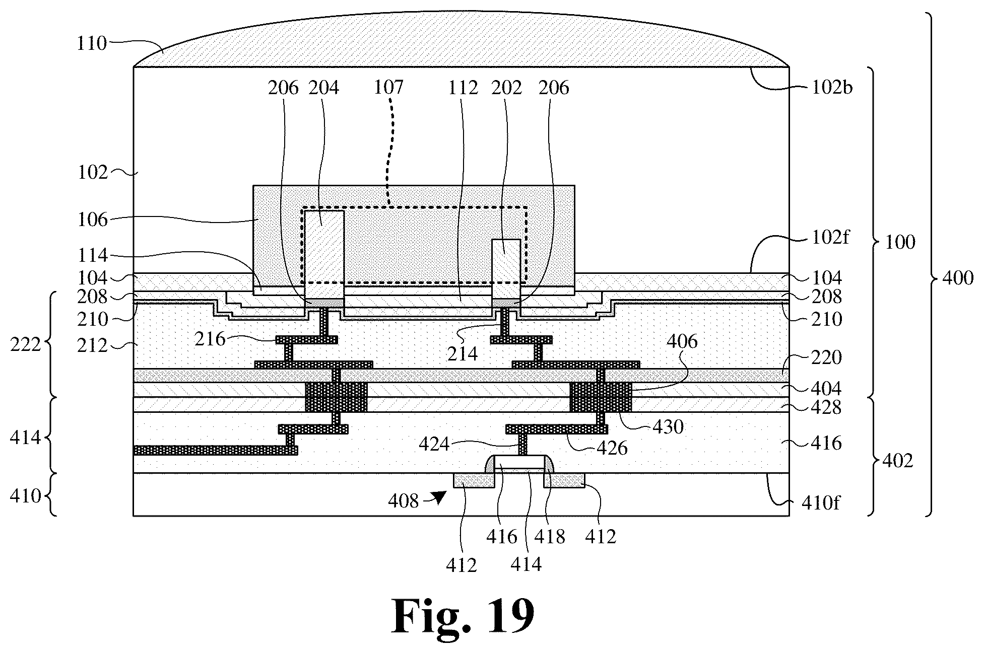 Patent US11824077 Figure 9 – Capping structure to reduce dark current in image sensors