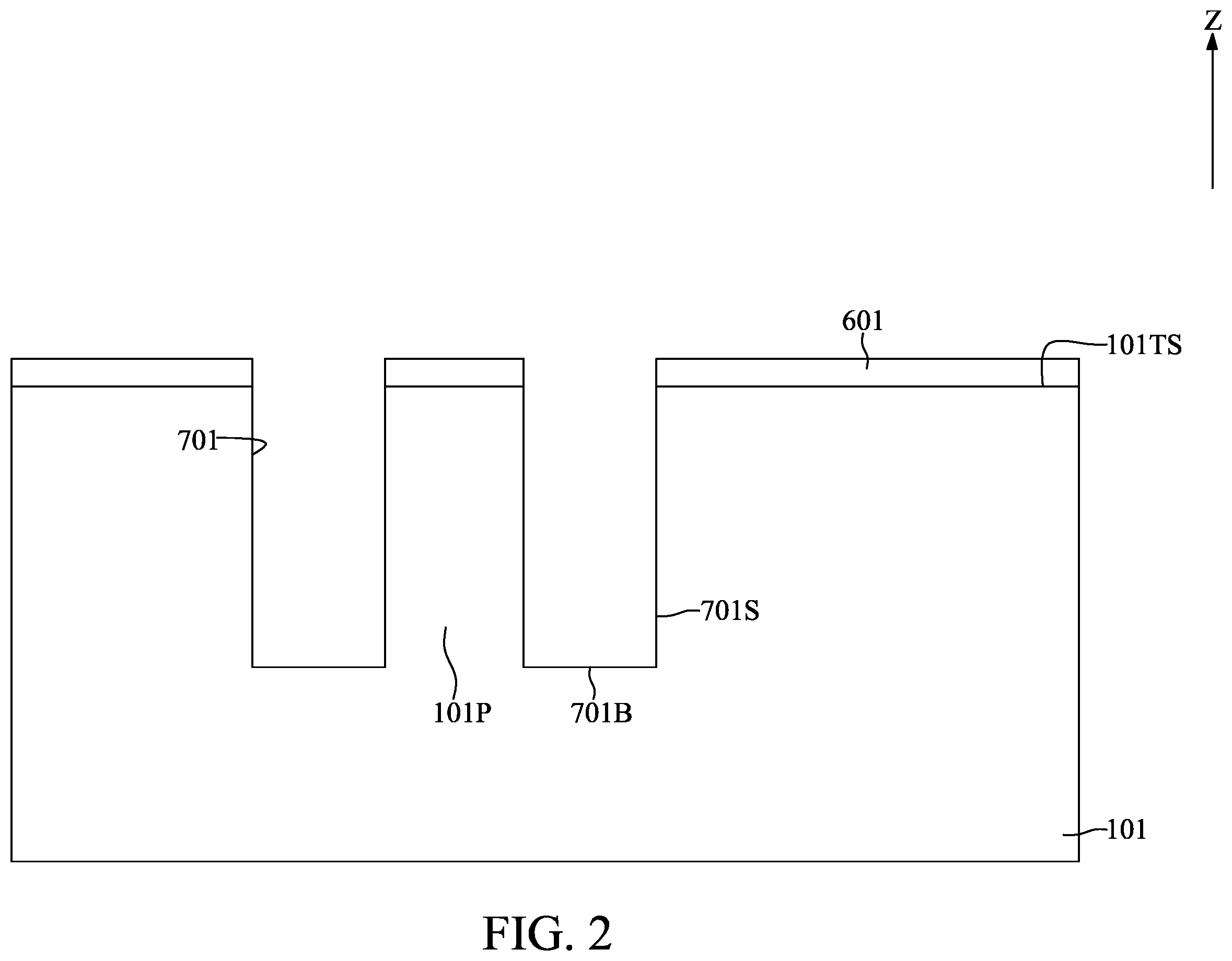 Patent US11824082 Figure 2 – Method for fabricating semiconductor device with capacitors having shared electrode