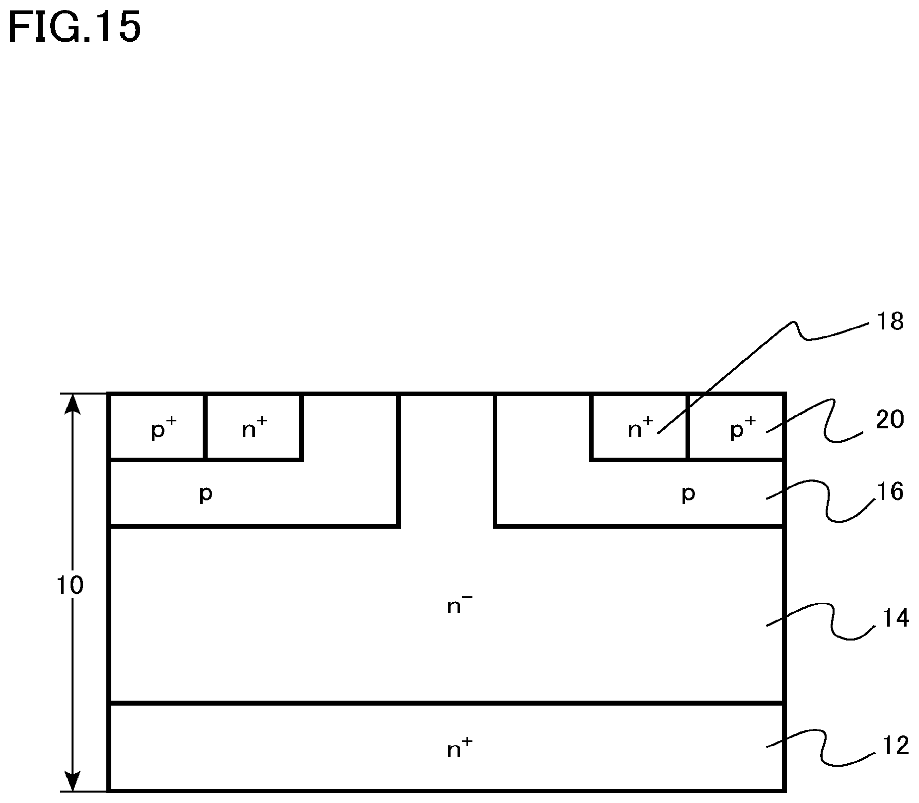 Patent US11824083 Figure 15 – Semiconductor device, semiconductor device manufacturing method, inverter circuit, drive device, vehicle, and elevator