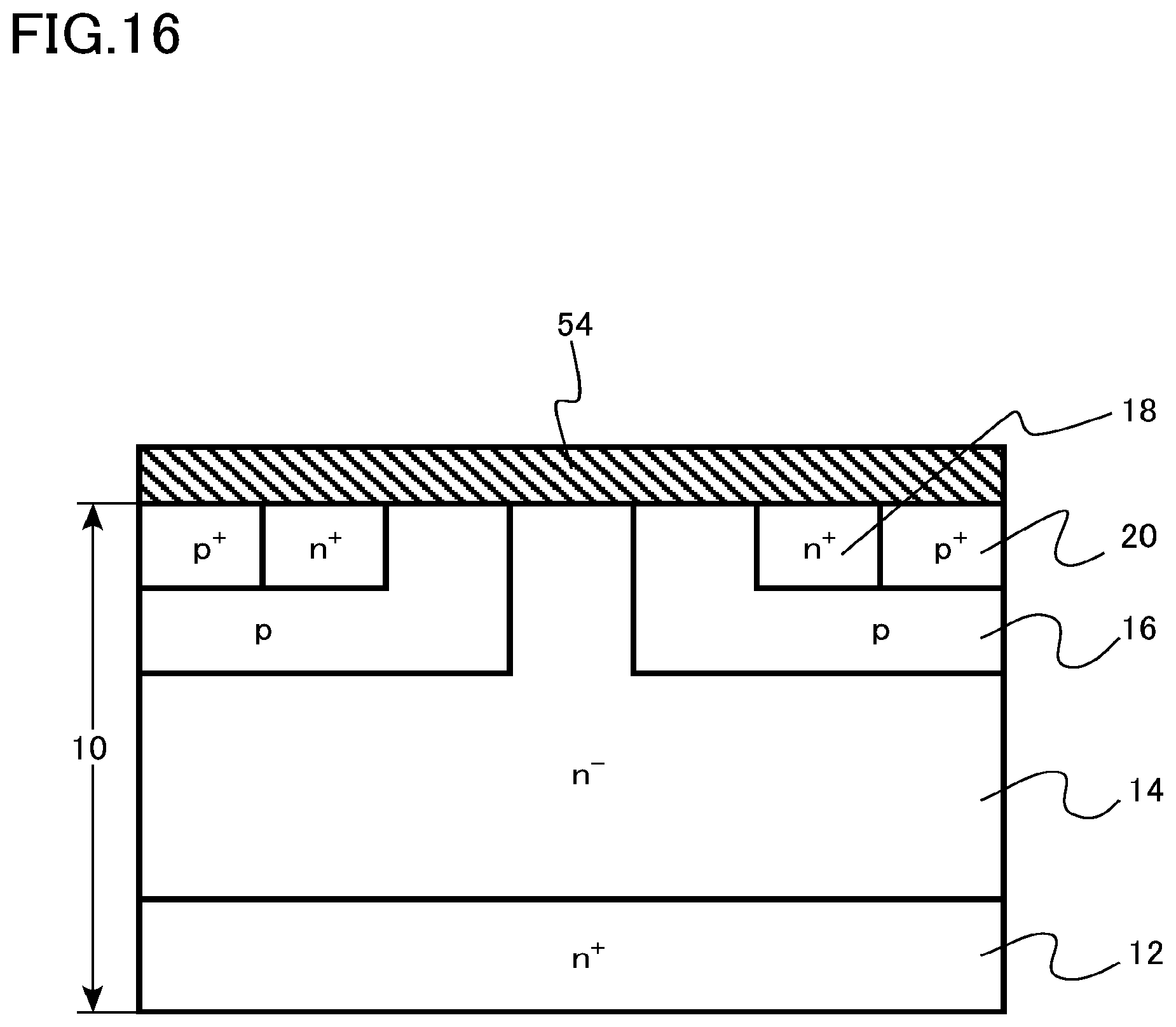 Patent US11824083 Figure 16 – Semiconductor device, semiconductor device manufacturing method, inverter circuit, drive device, vehicle, and elevator