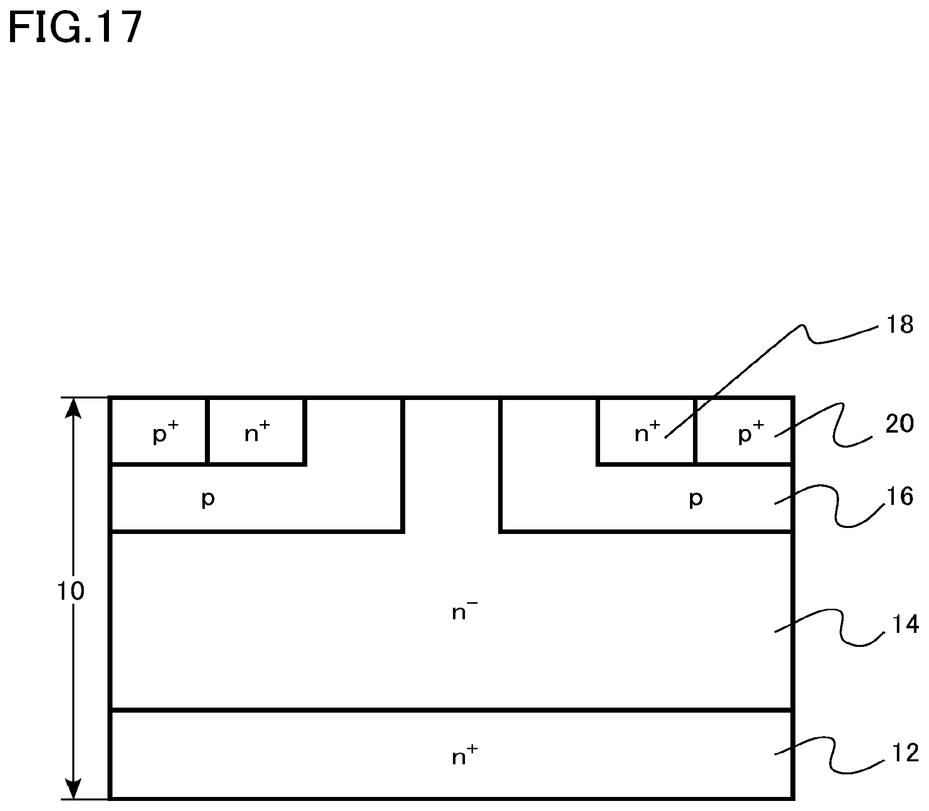 Patent US11824083 Figure 17 – Semiconductor device, semiconductor device manufacturing method, inverter circuit, drive device, vehicle, and elevator