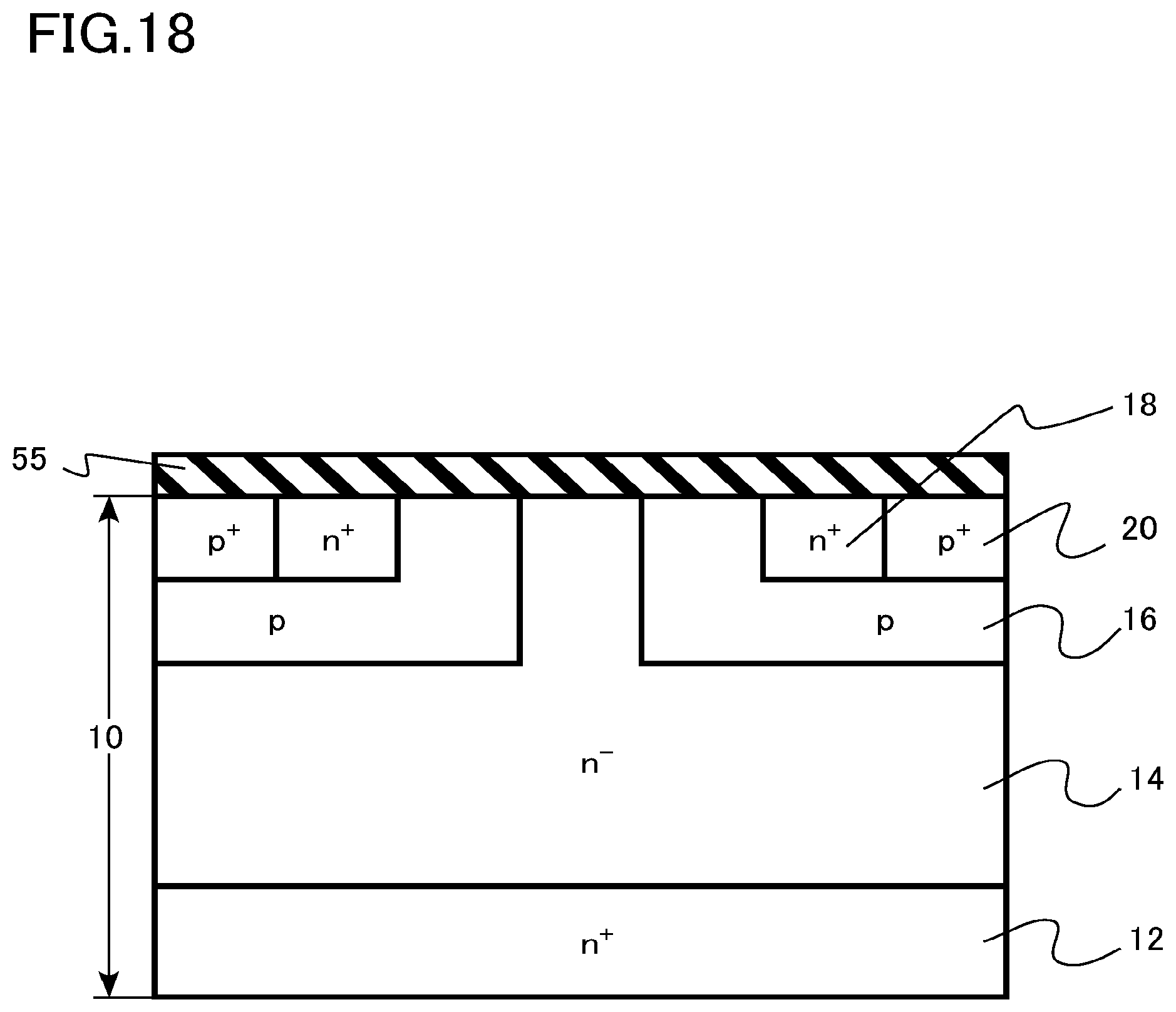 Patent US11824083 Figure 18 – Semiconductor device, semiconductor device manufacturing method, inverter circuit, drive device, vehicle, and elevator