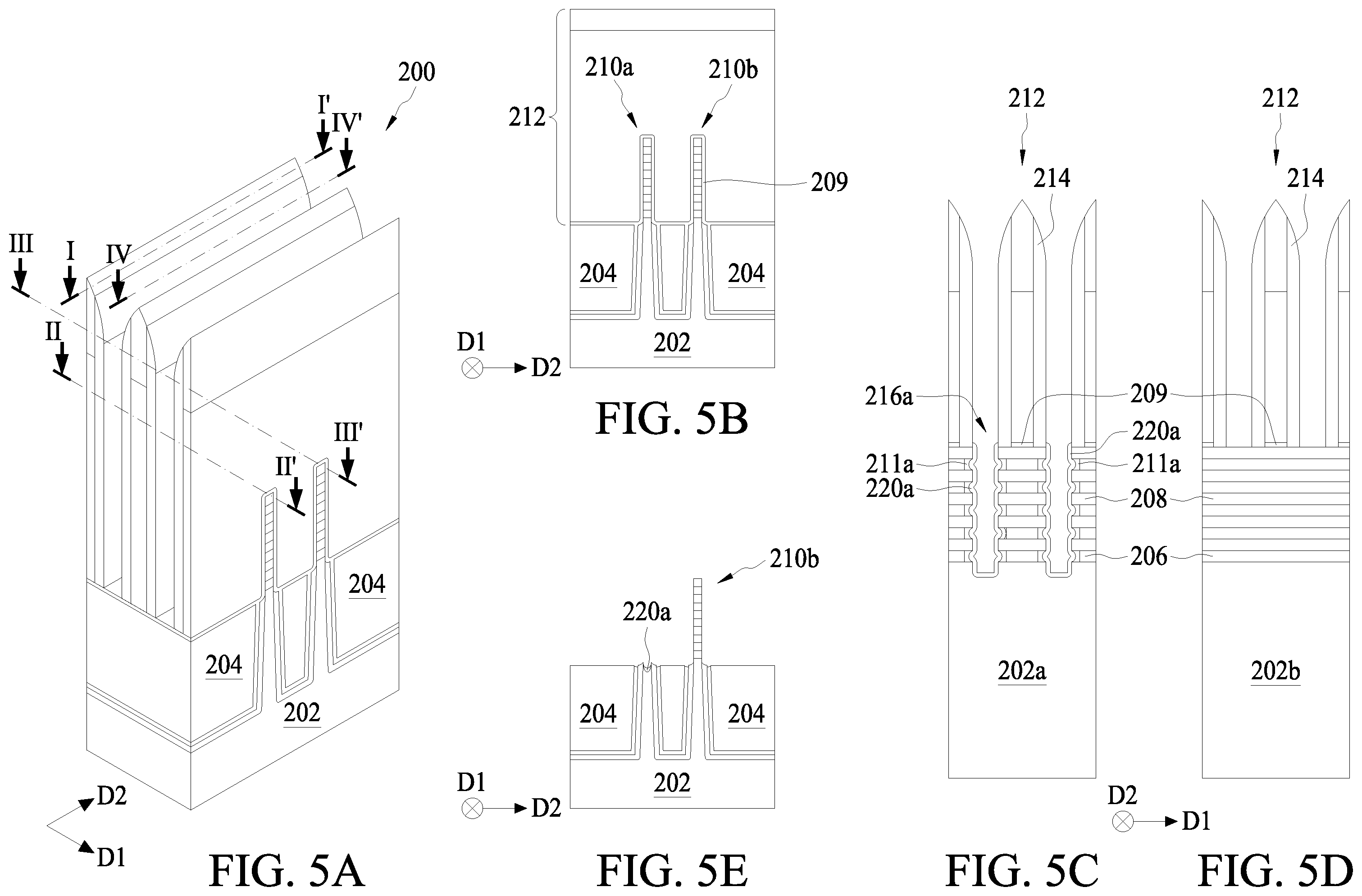 Patent US11824088 Figure 5 – Method for forming multi-gate semiconductor device