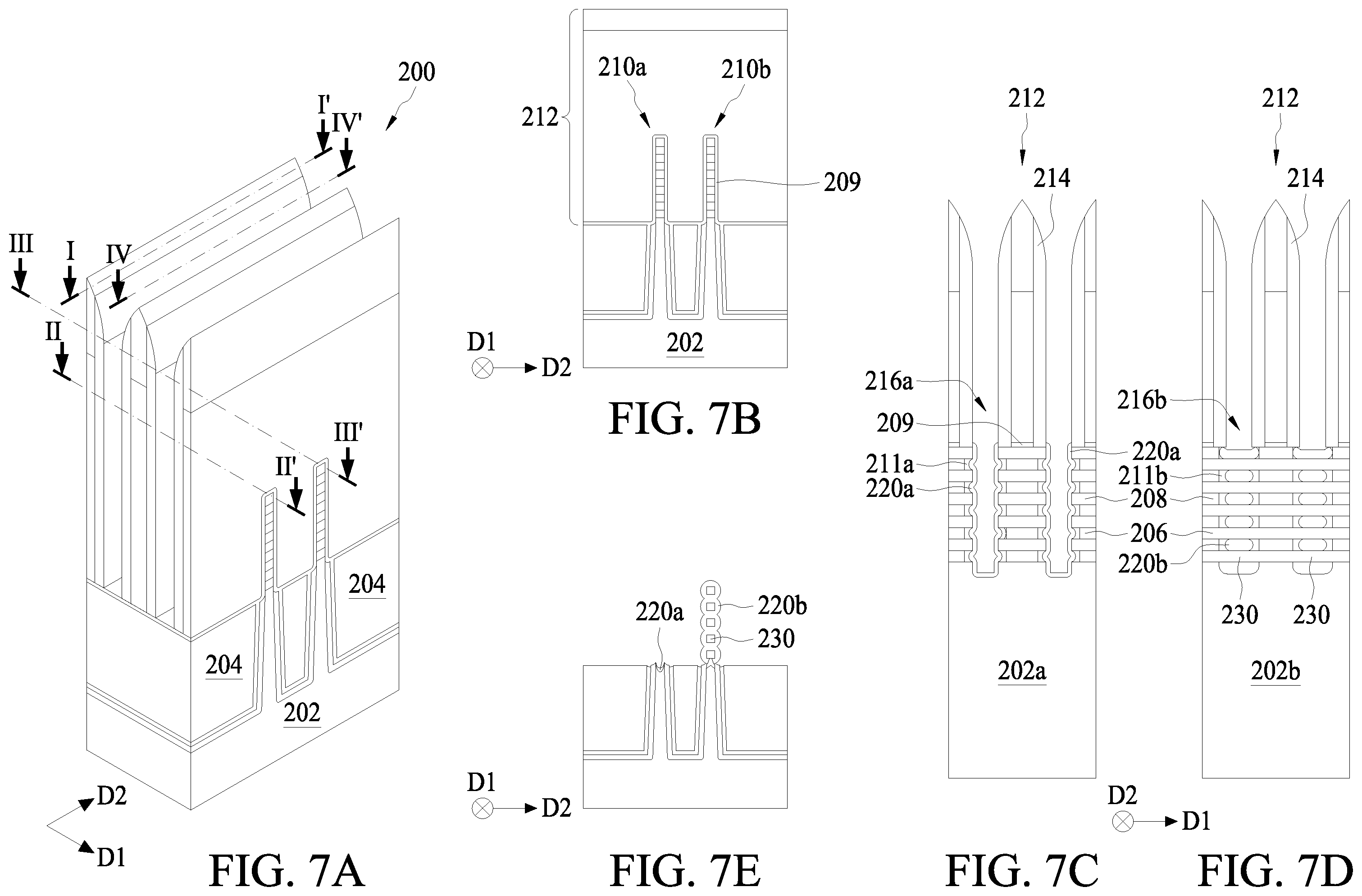 Patent US11824088 Figure 7 – Method for forming multi-gate semiconductor device