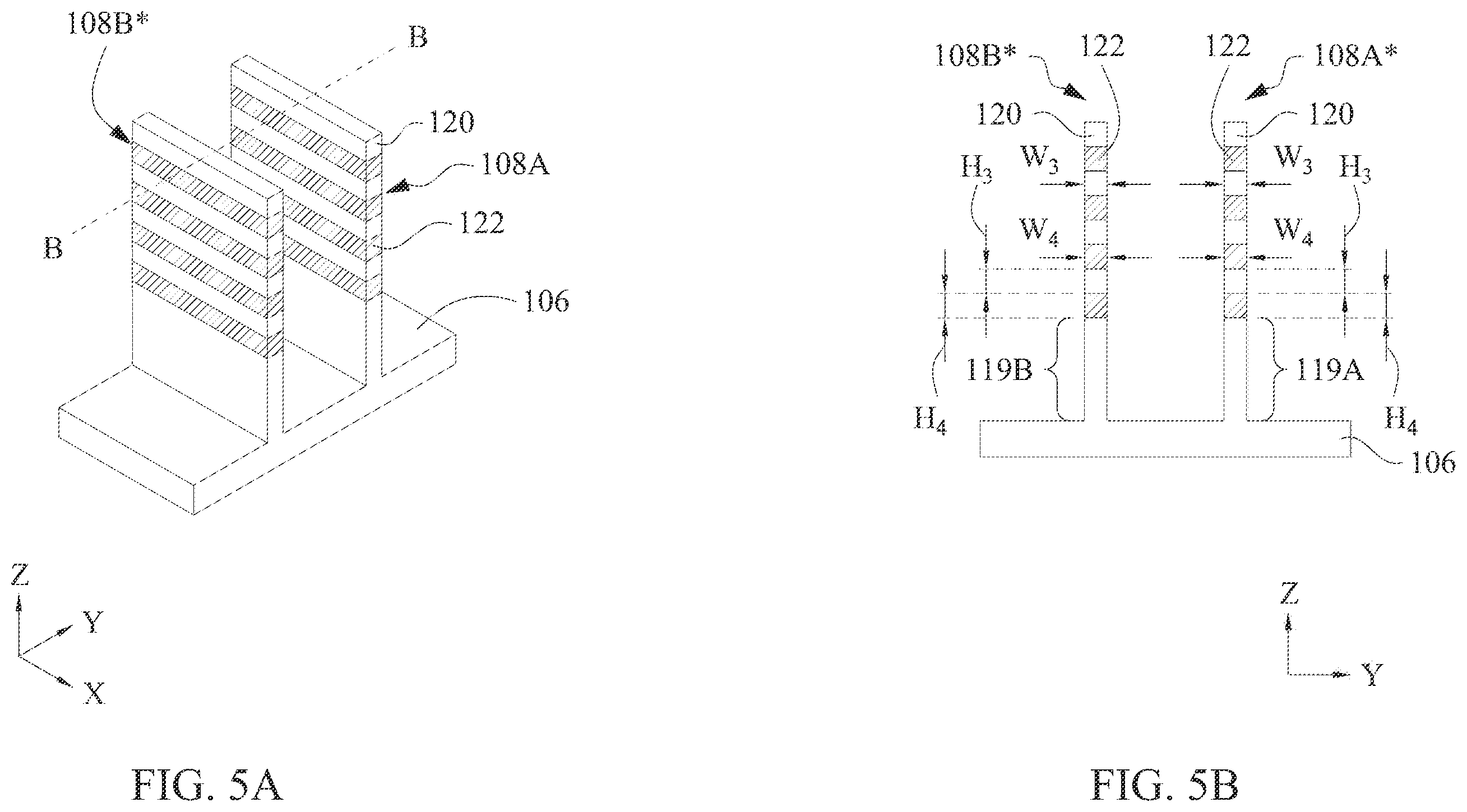 Patent US11824089 Figure 9 – Core-shell nanostructures for semiconductor devices