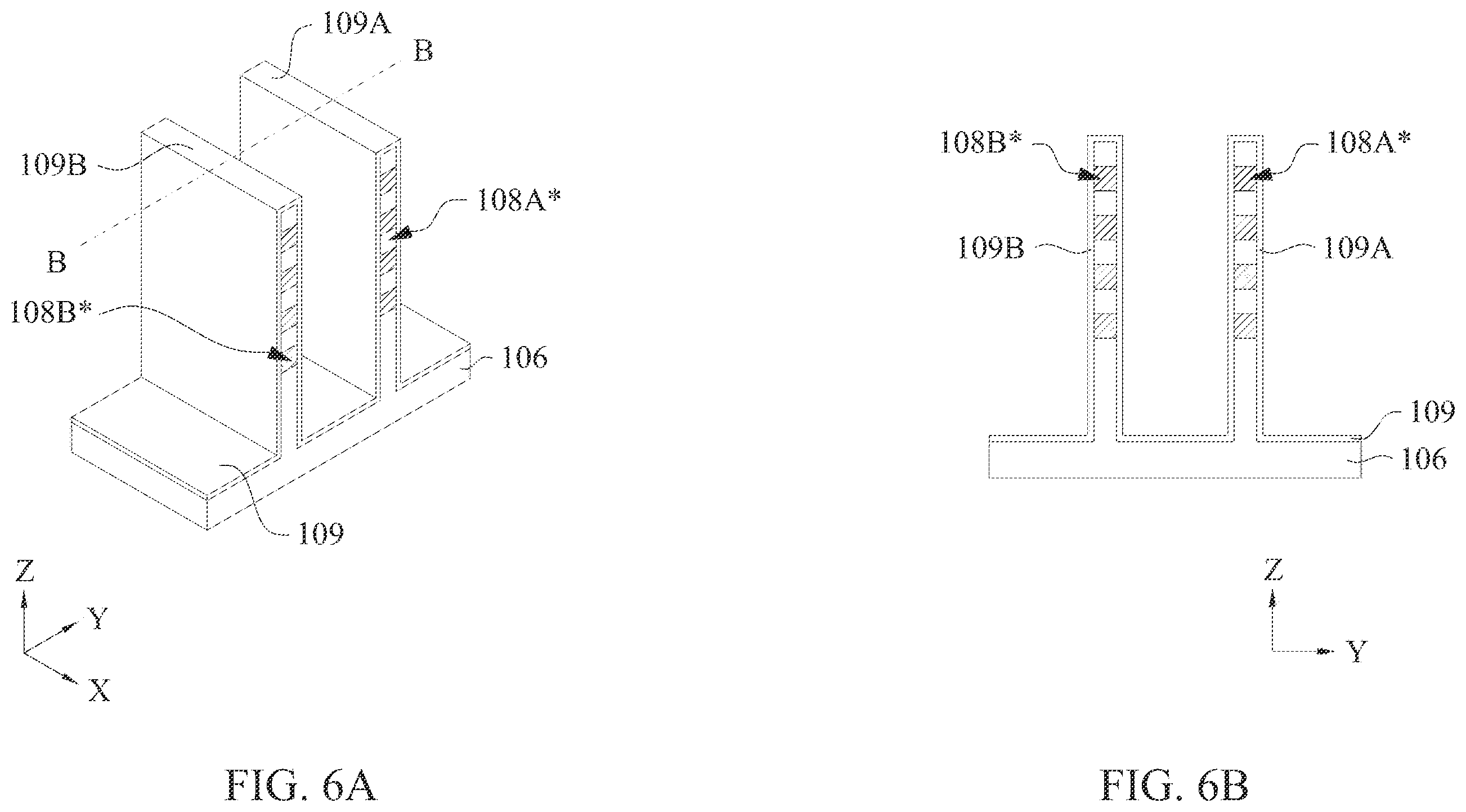 Patent US11824089 Figure 10 – Core-shell nanostructures for semiconductor devices