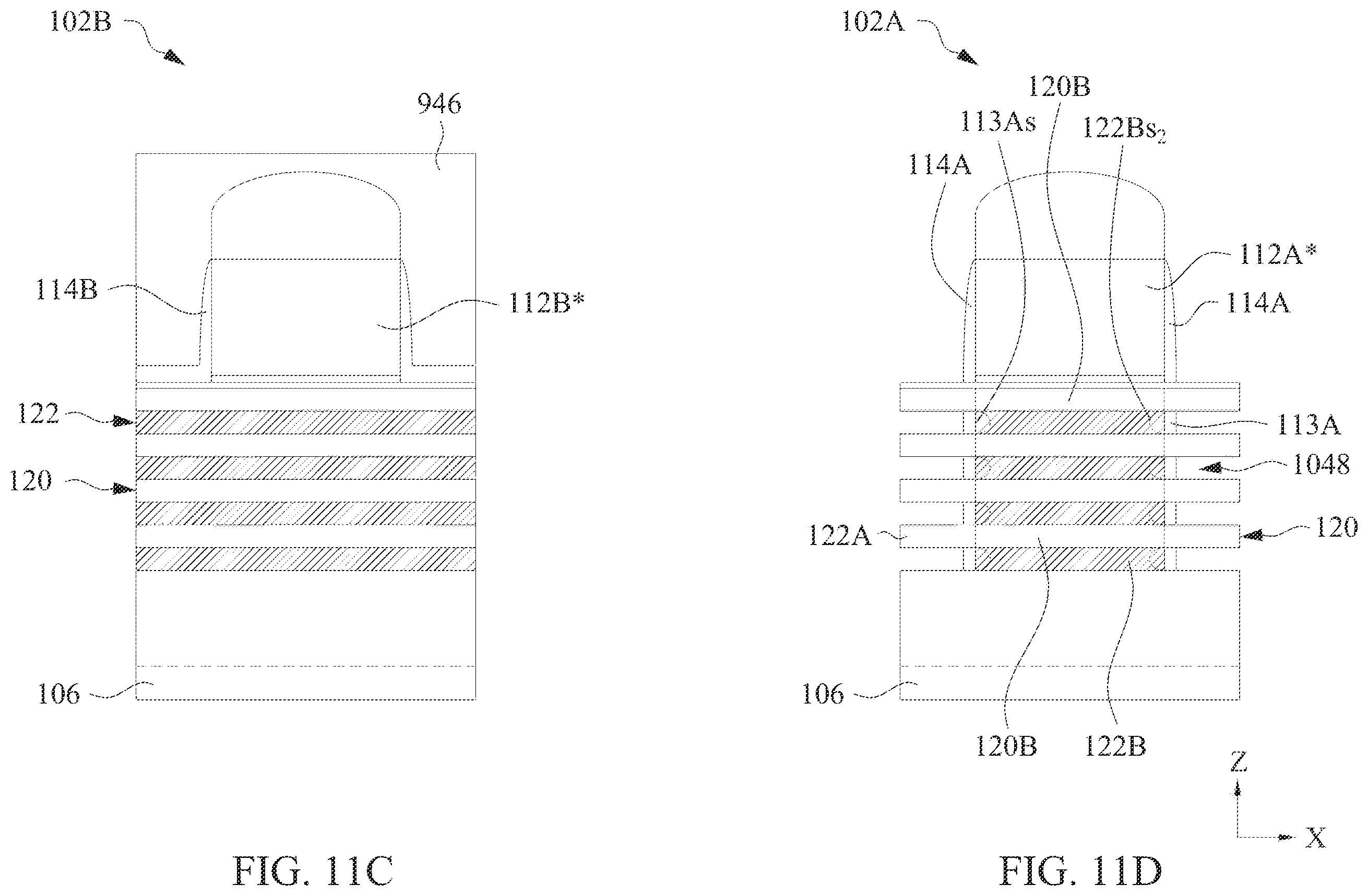 Patent US11824089 Figure 18 – Core-shell nanostructures for semiconductor devices