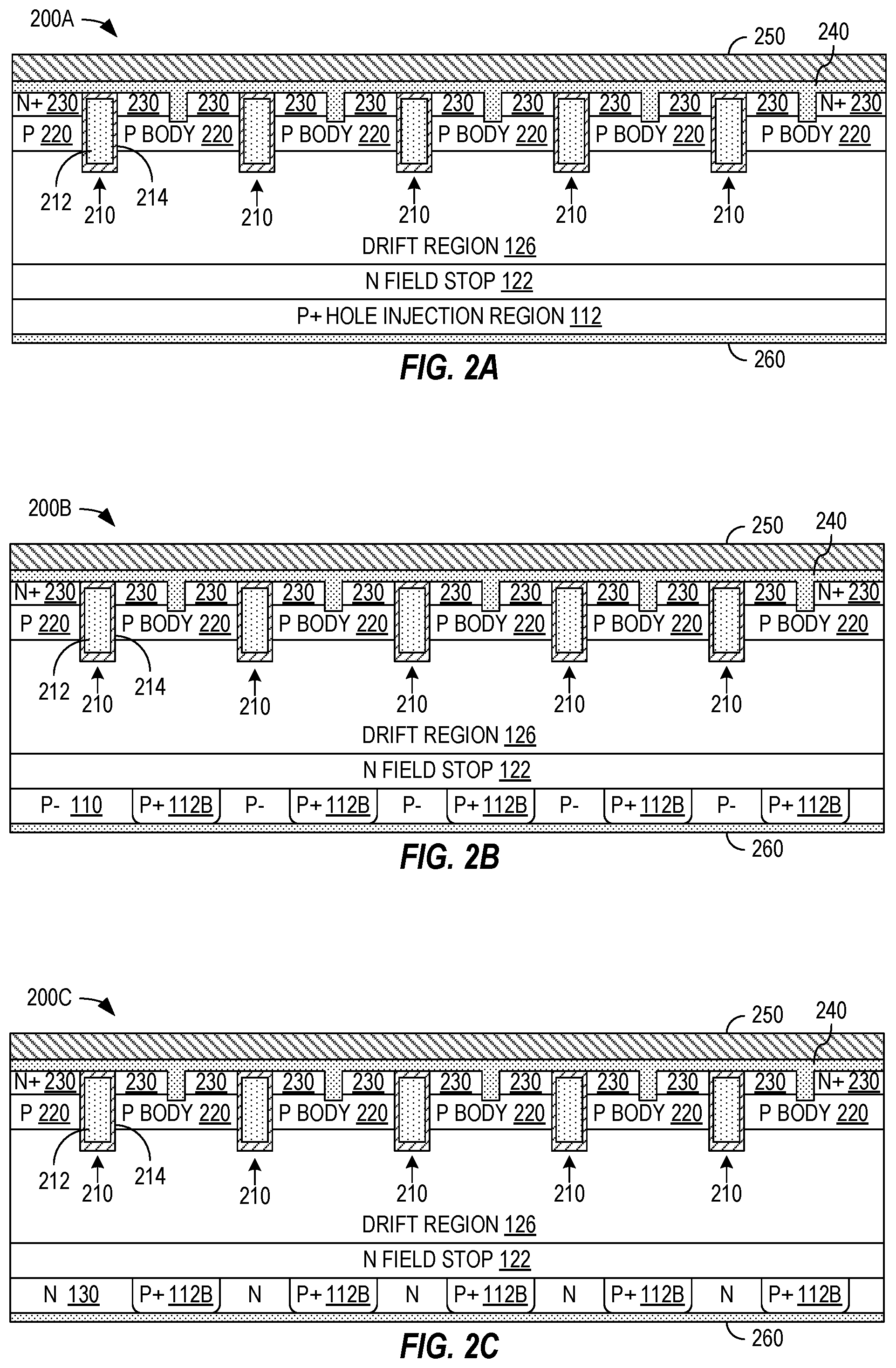 Patent US11824090 Figure 4 – Back side dopant activation in field stop IGBT