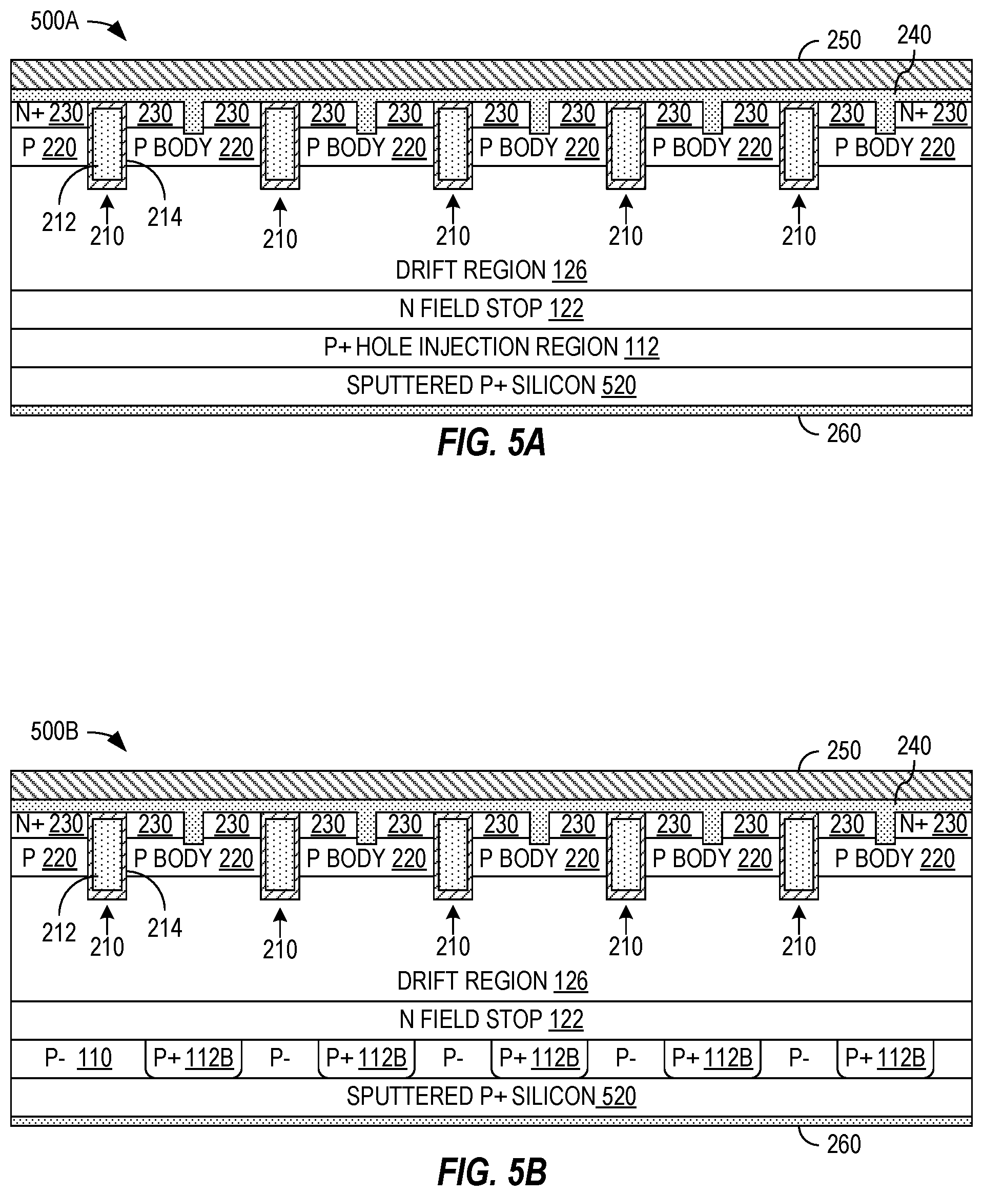 Patent US11824090 Figure 8 – Back side dopant activation in field stop IGBT