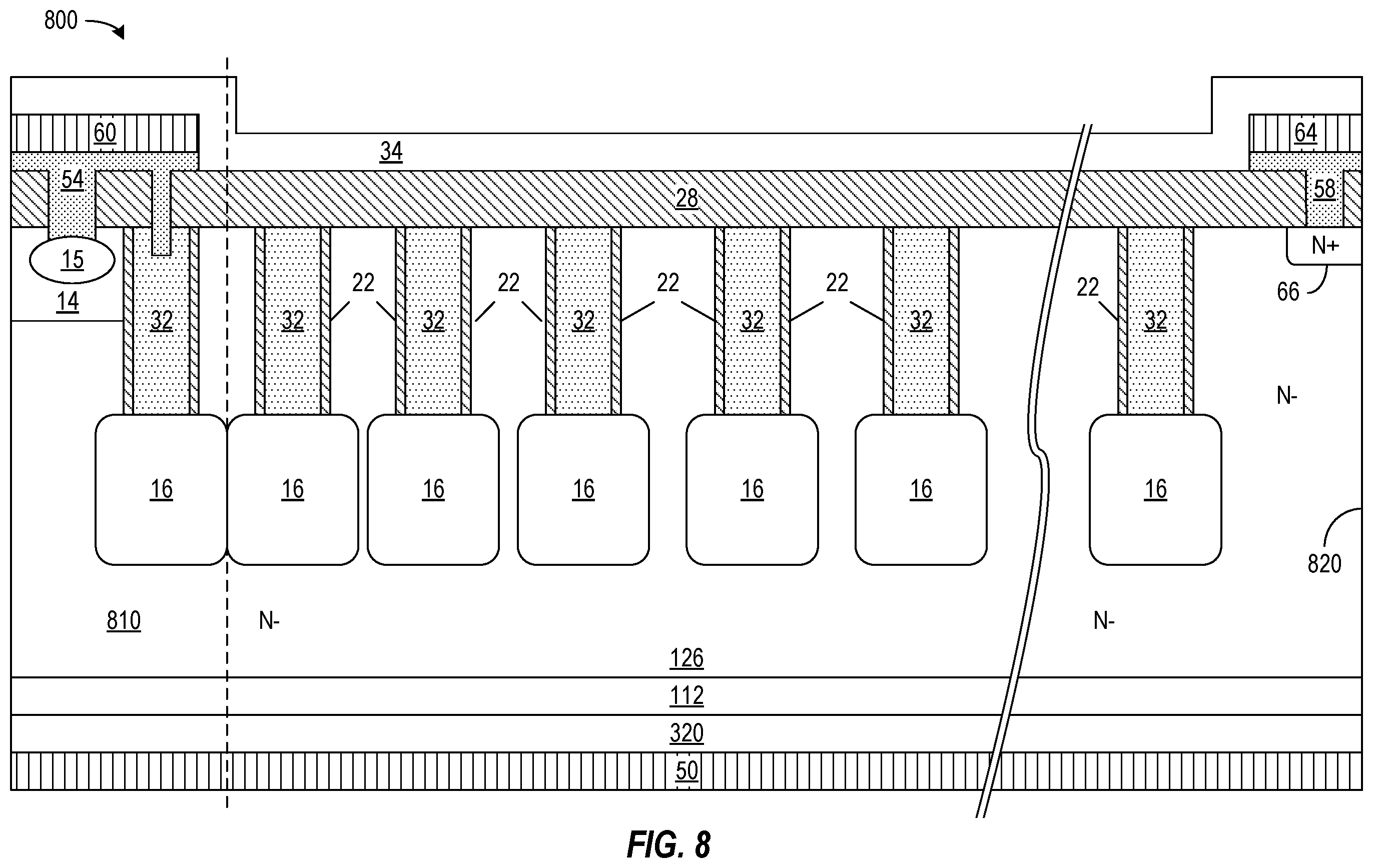 Patent US11824090 Figure 12 – Back side dopant activation in field stop IGBT