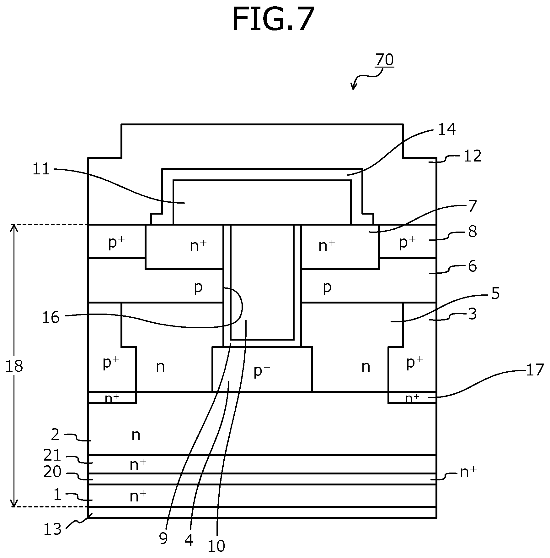 Patent US11824093 Figure 4 – Silicon carbide semiconductor device