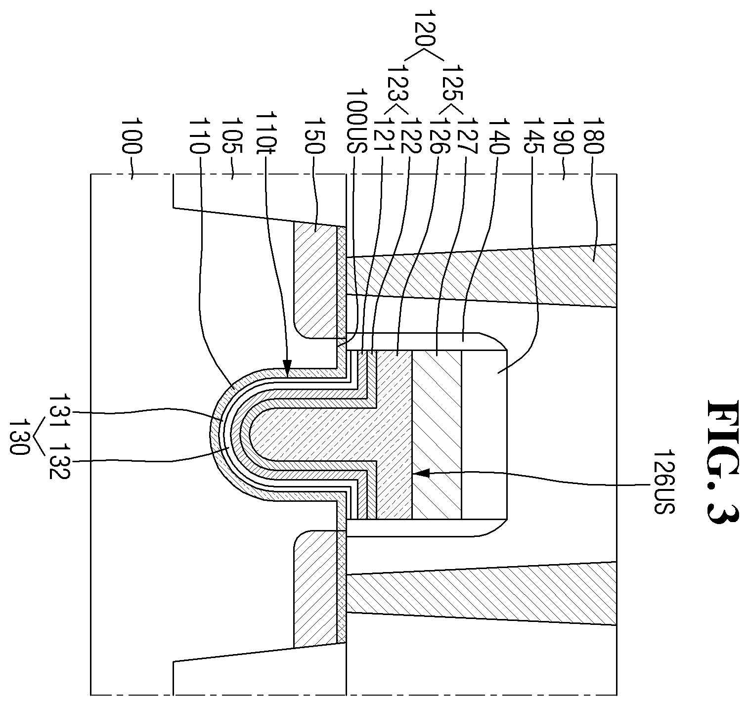 Patent US11824098 Figure 3 – Semiconductor device and method of fabricating the same