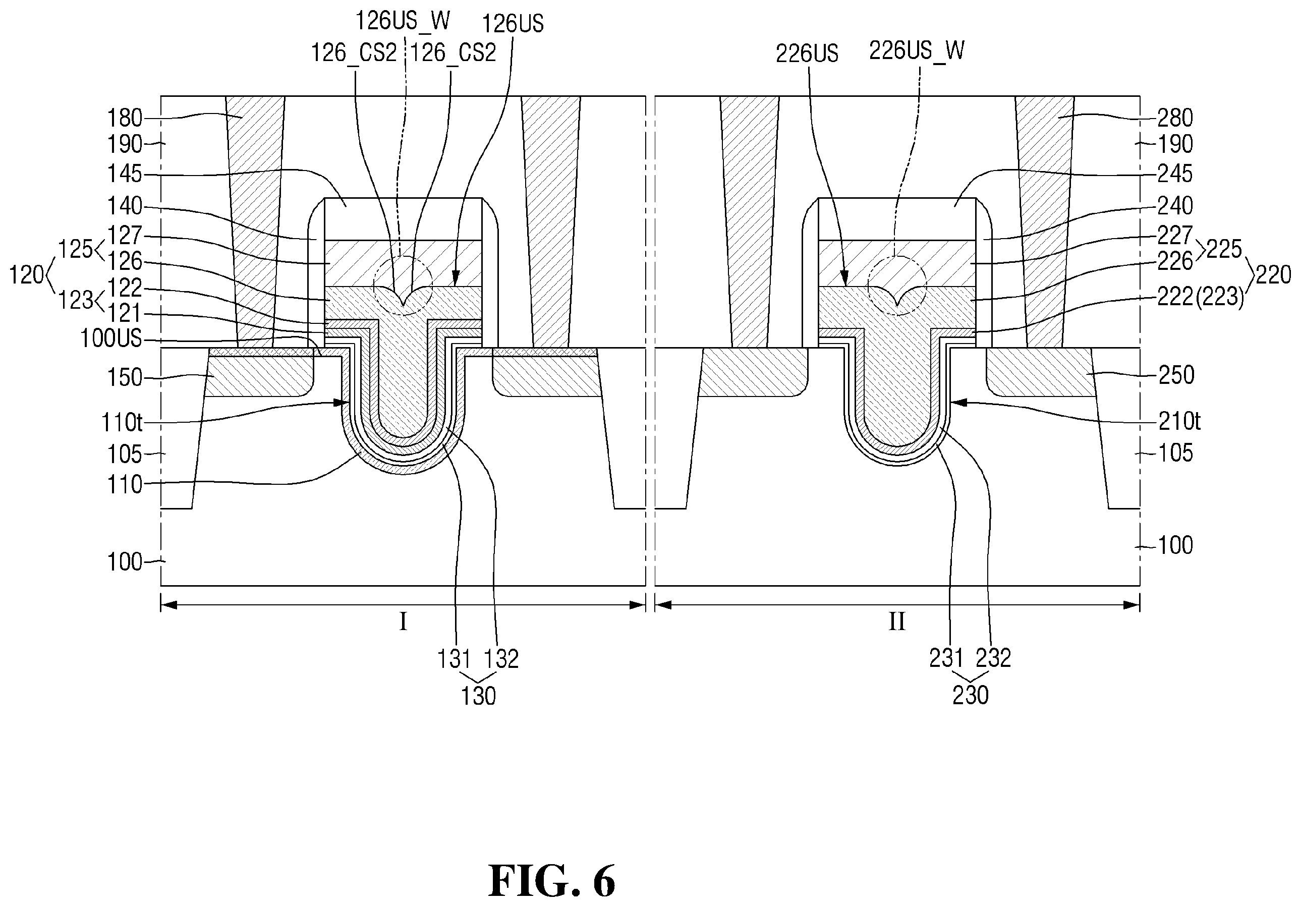 Patent US11824098 Figure 6 – Semiconductor device and method of fabricating the same