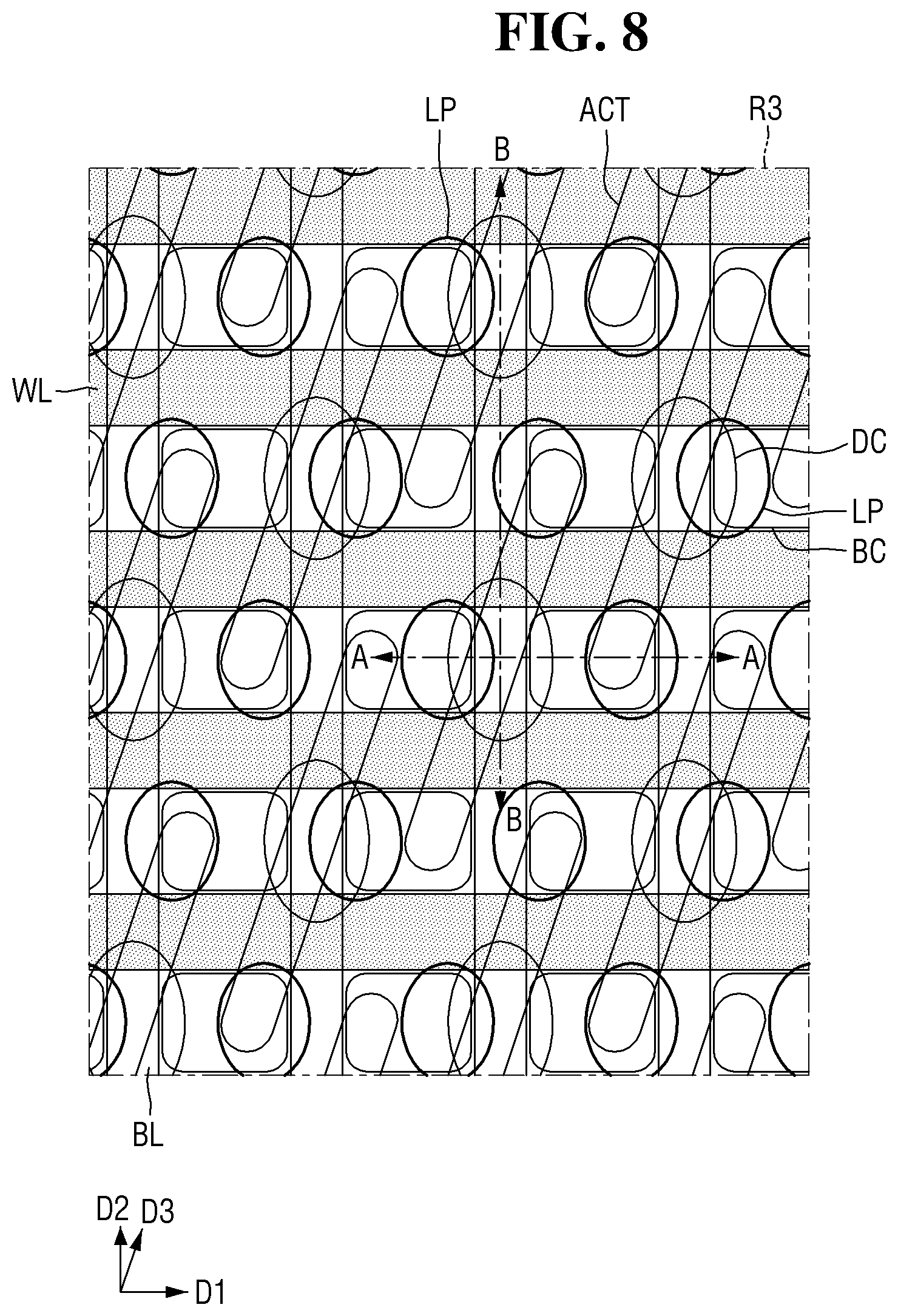 Patent US11824098 Figure 8 – Semiconductor device and method of fabricating the same
