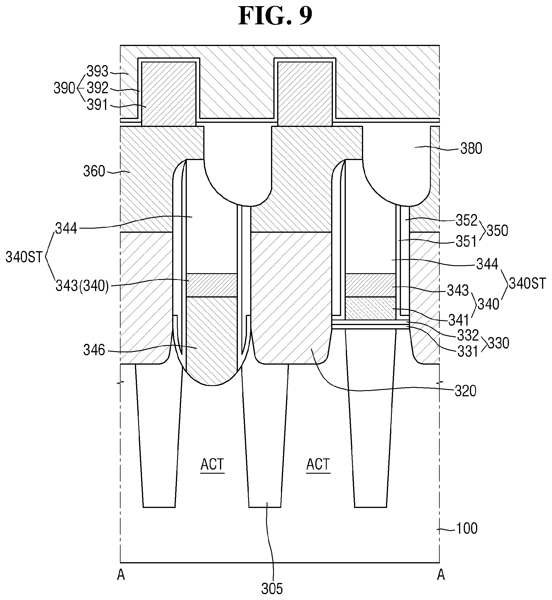 Patent US11824098 Figure 9 – Semiconductor device and method of fabricating the same