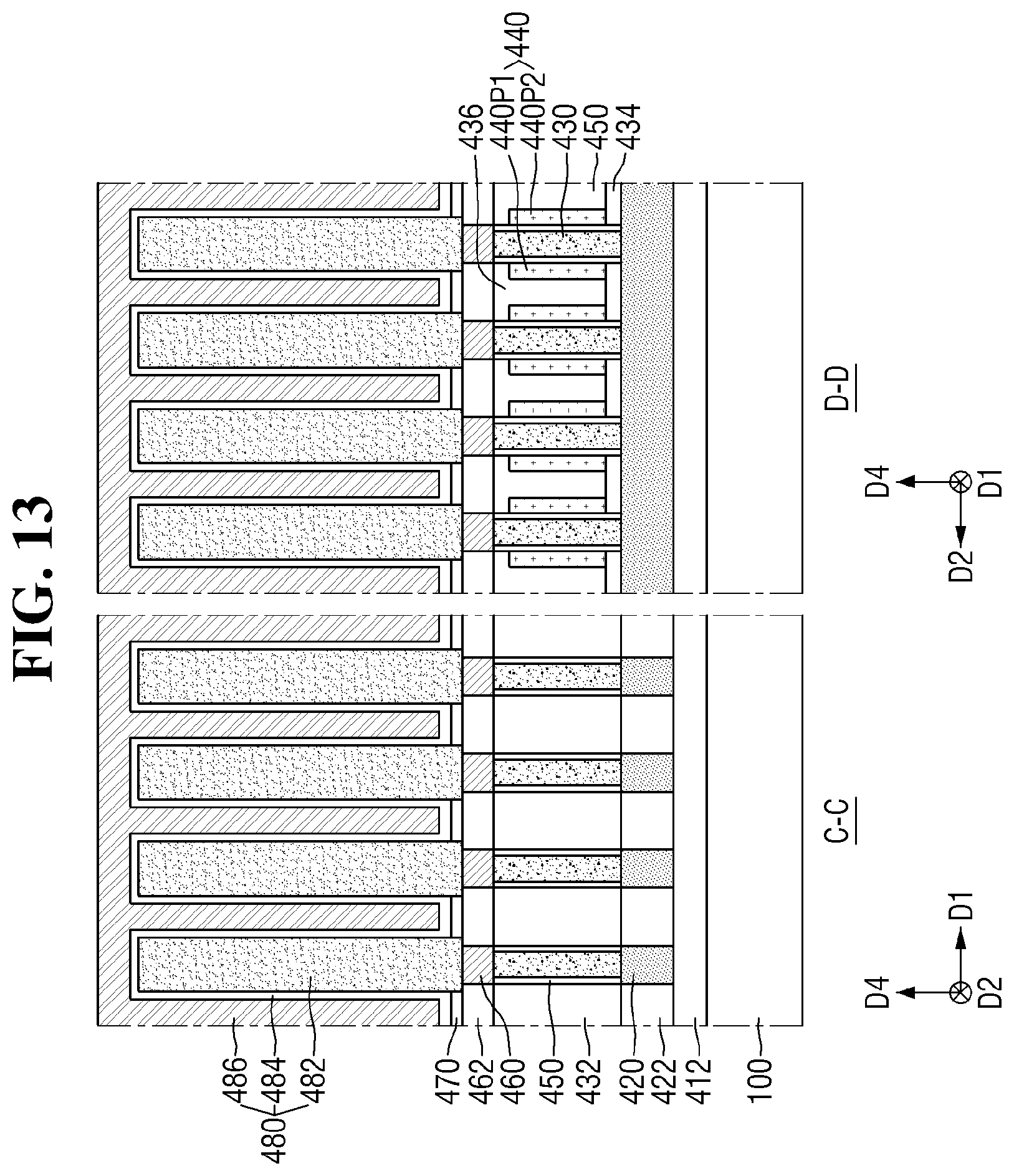 Patent US11824098 Figure 13 – Semiconductor device and method of fabricating the same
