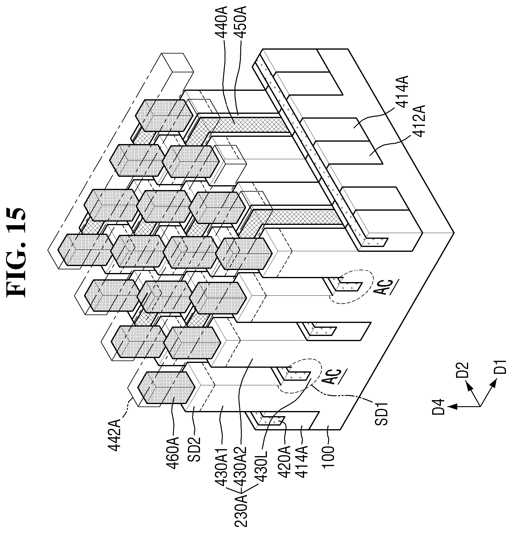 Patent US11824098 Figure 15 – Semiconductor device and method of fabricating the same