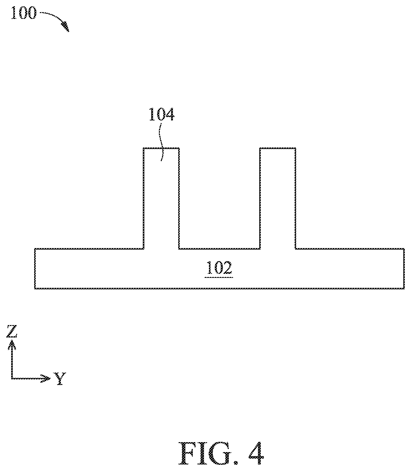 Patent US11824101 Figure 7 – High aspect ratio gate structure formation